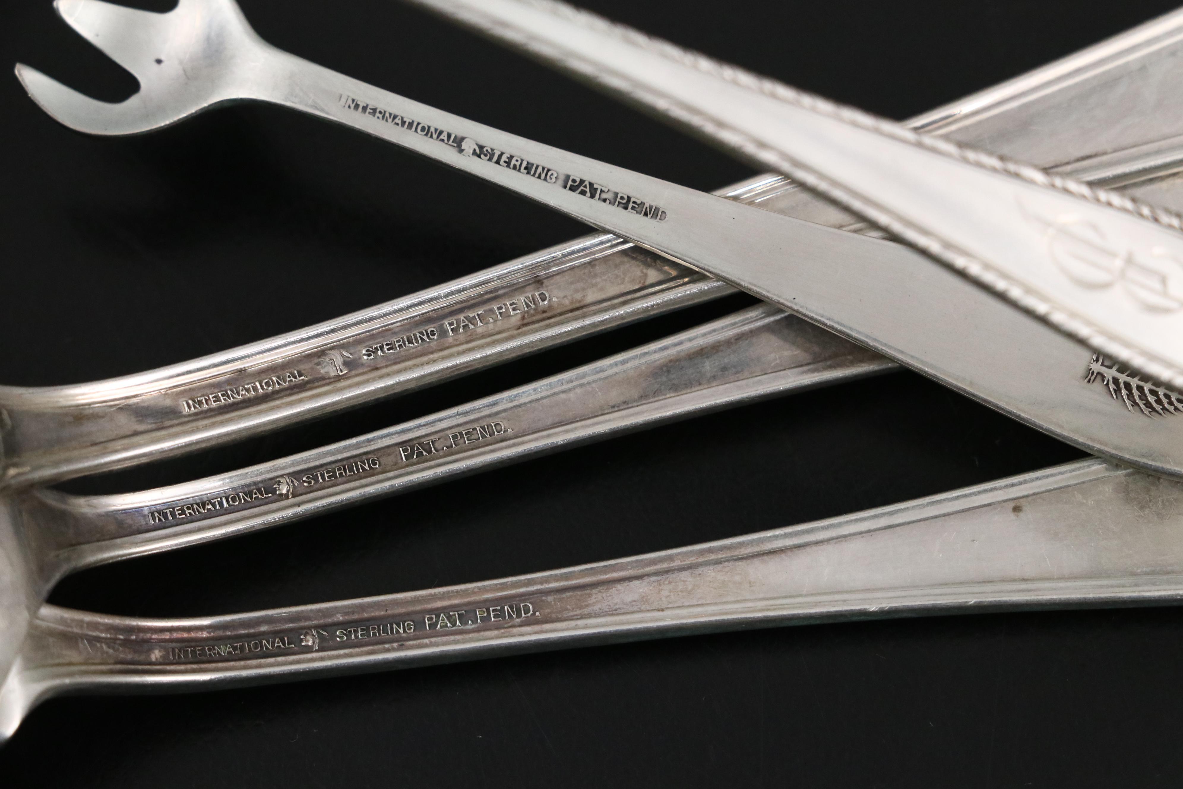 International Silver "Pine Tree" Sterling Flatware