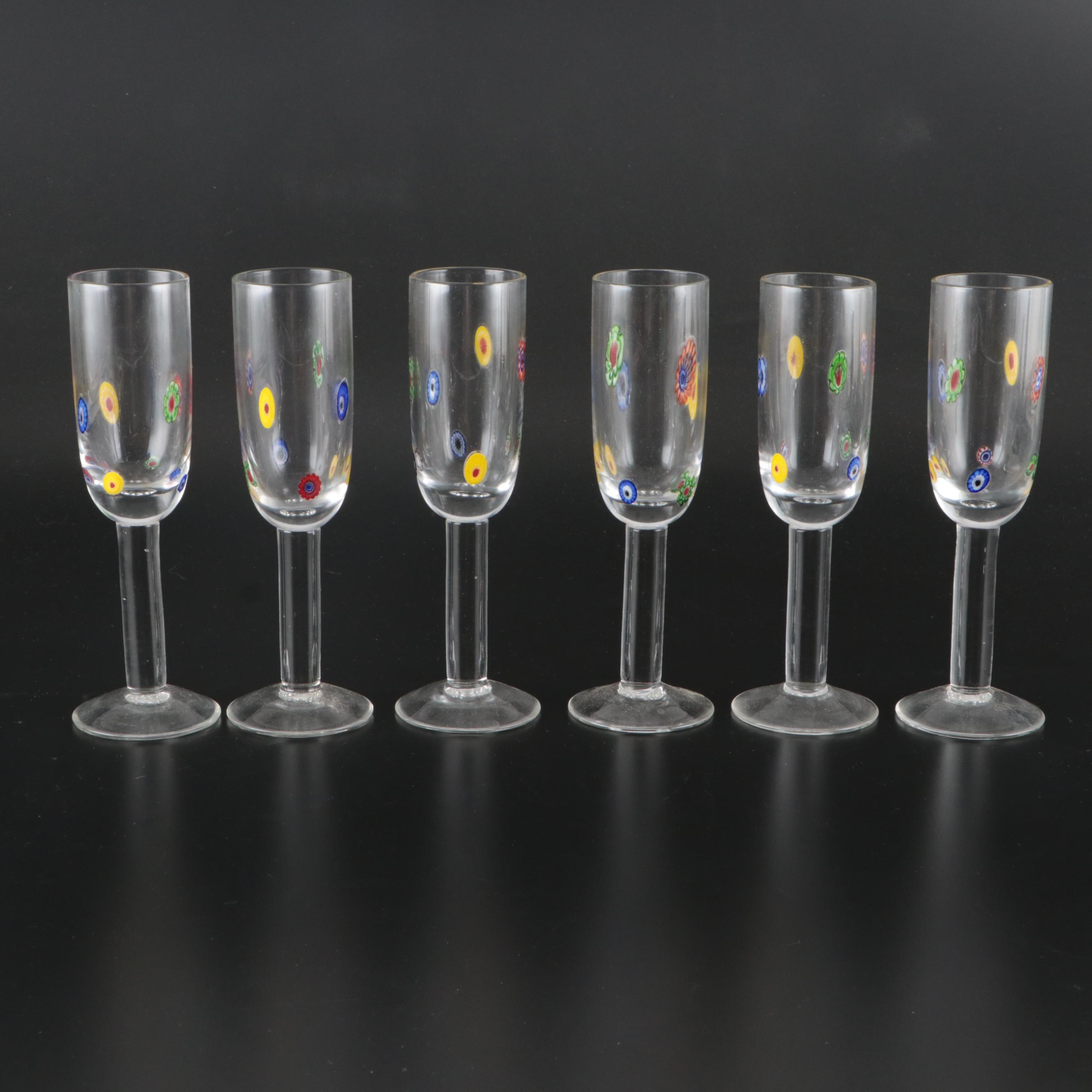 Leonardo Millefiori Glass Tumblers and Flutes