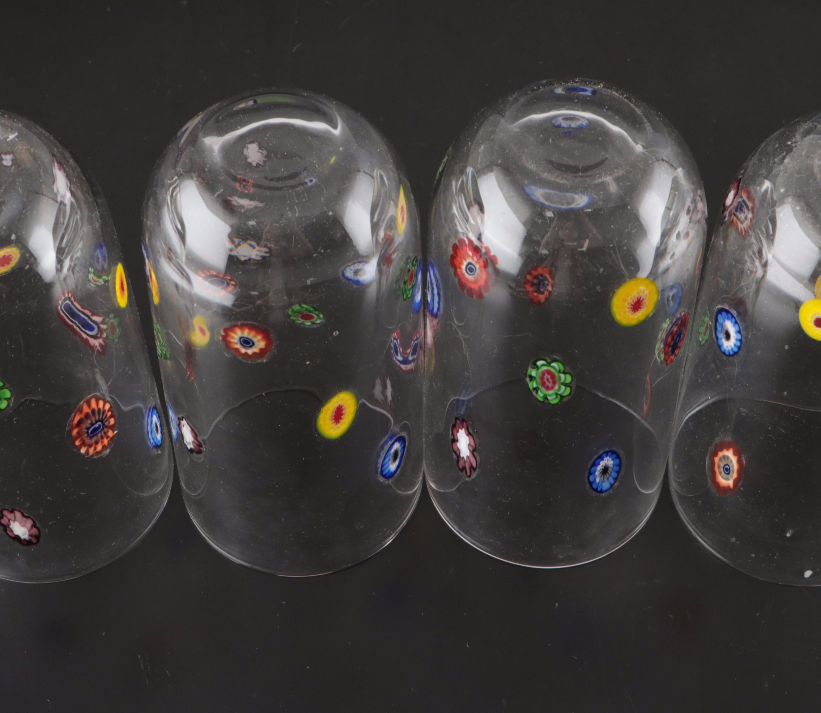 Leonardo Millefiori Glass Tumblers and Flutes