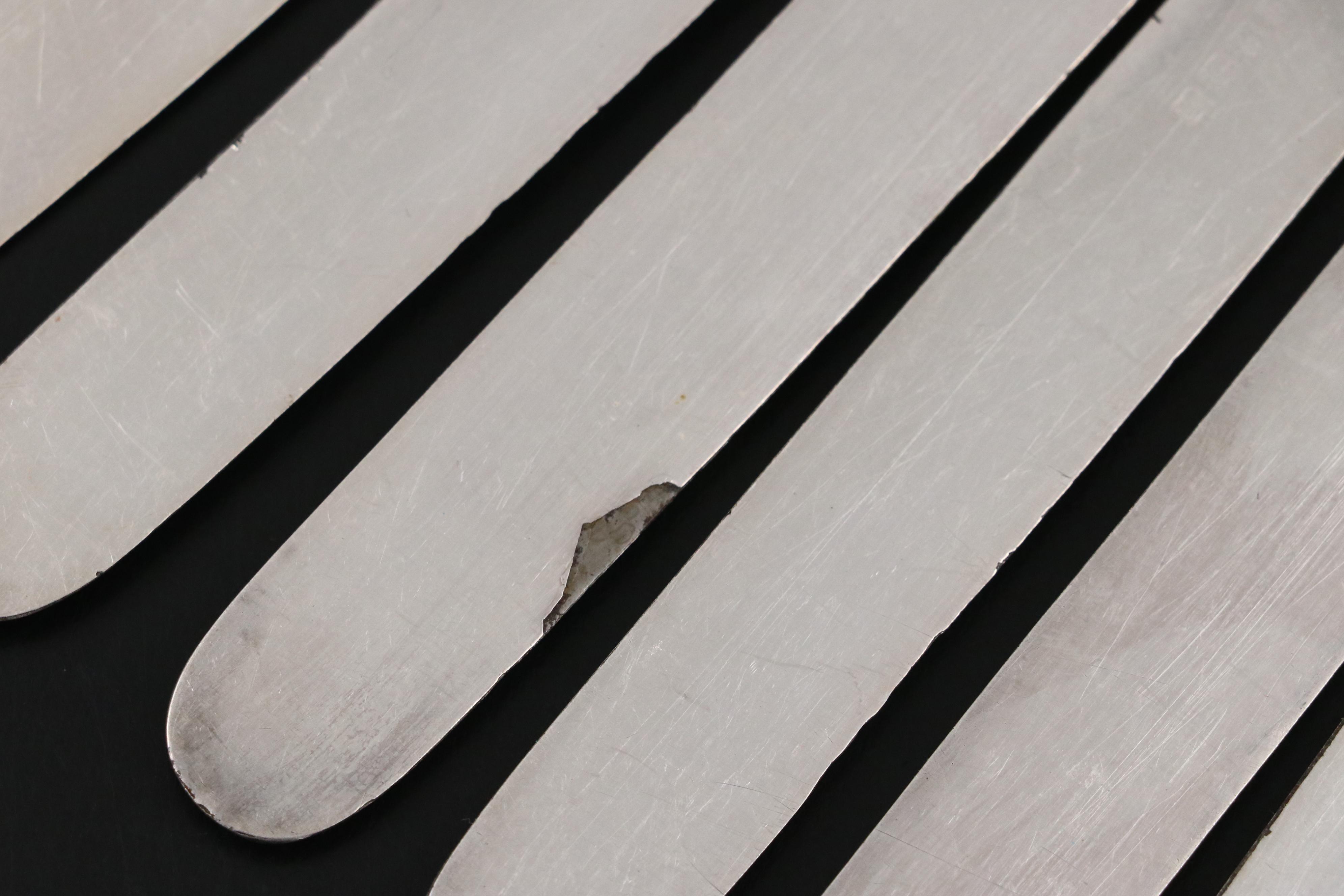 Victorian Style Mother-of-Pearl Handled Flatware, Late 19th/Early 20th Century