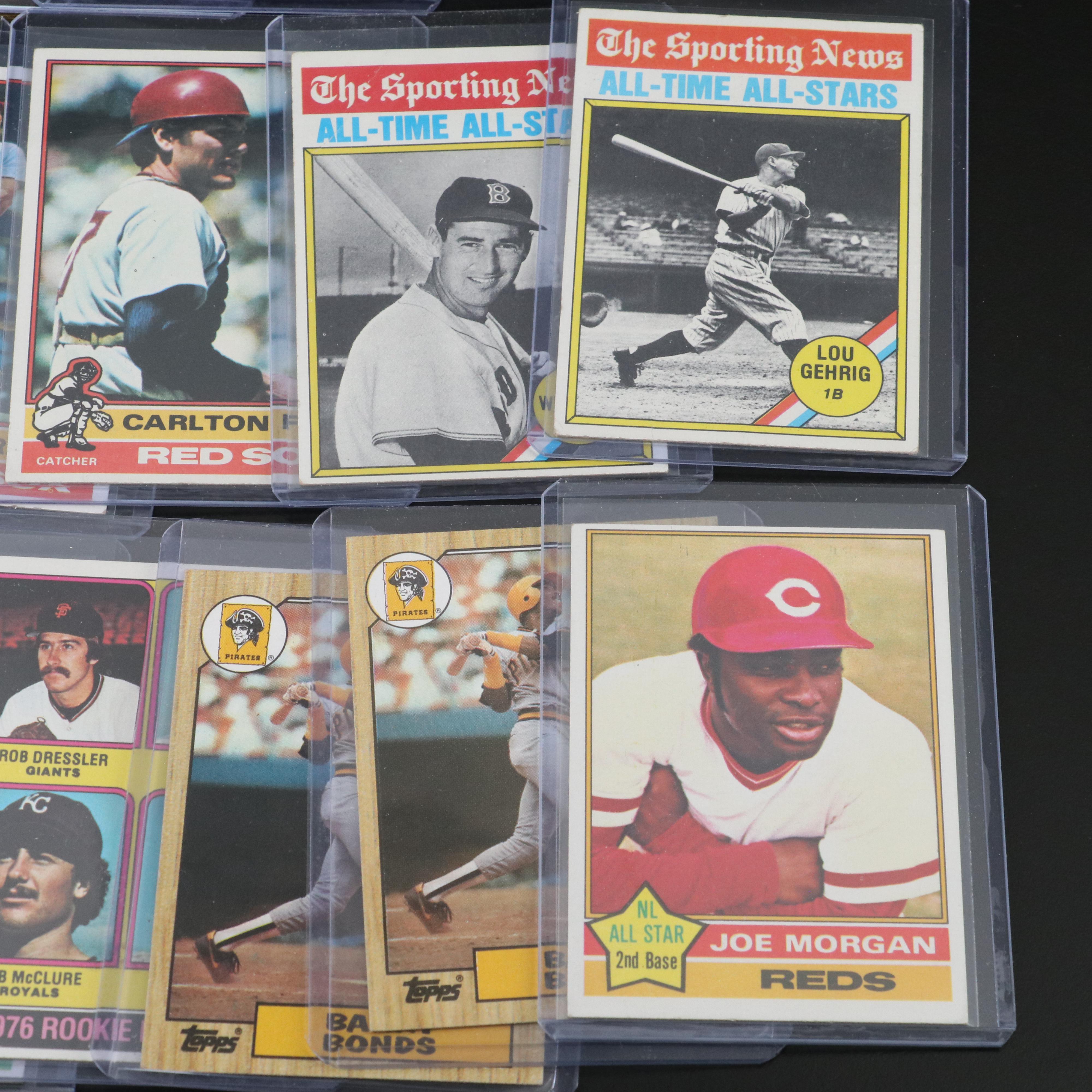 Topps with Other Baseball Cards Featuring Robin Yount Rookie, 1970s-1980s