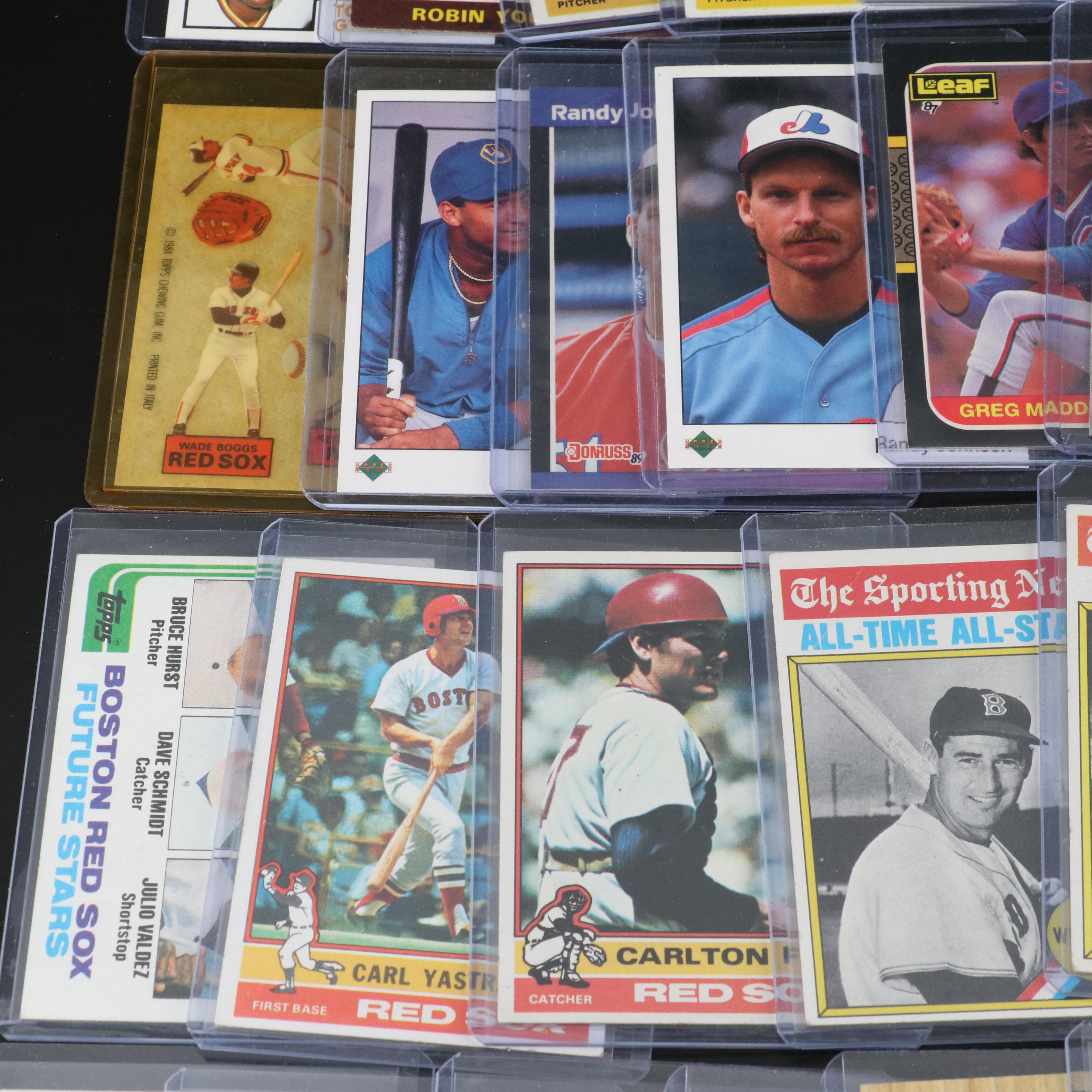 Topps with Other Baseball Cards Featuring Robin Yount Rookie, 1970s-1980s