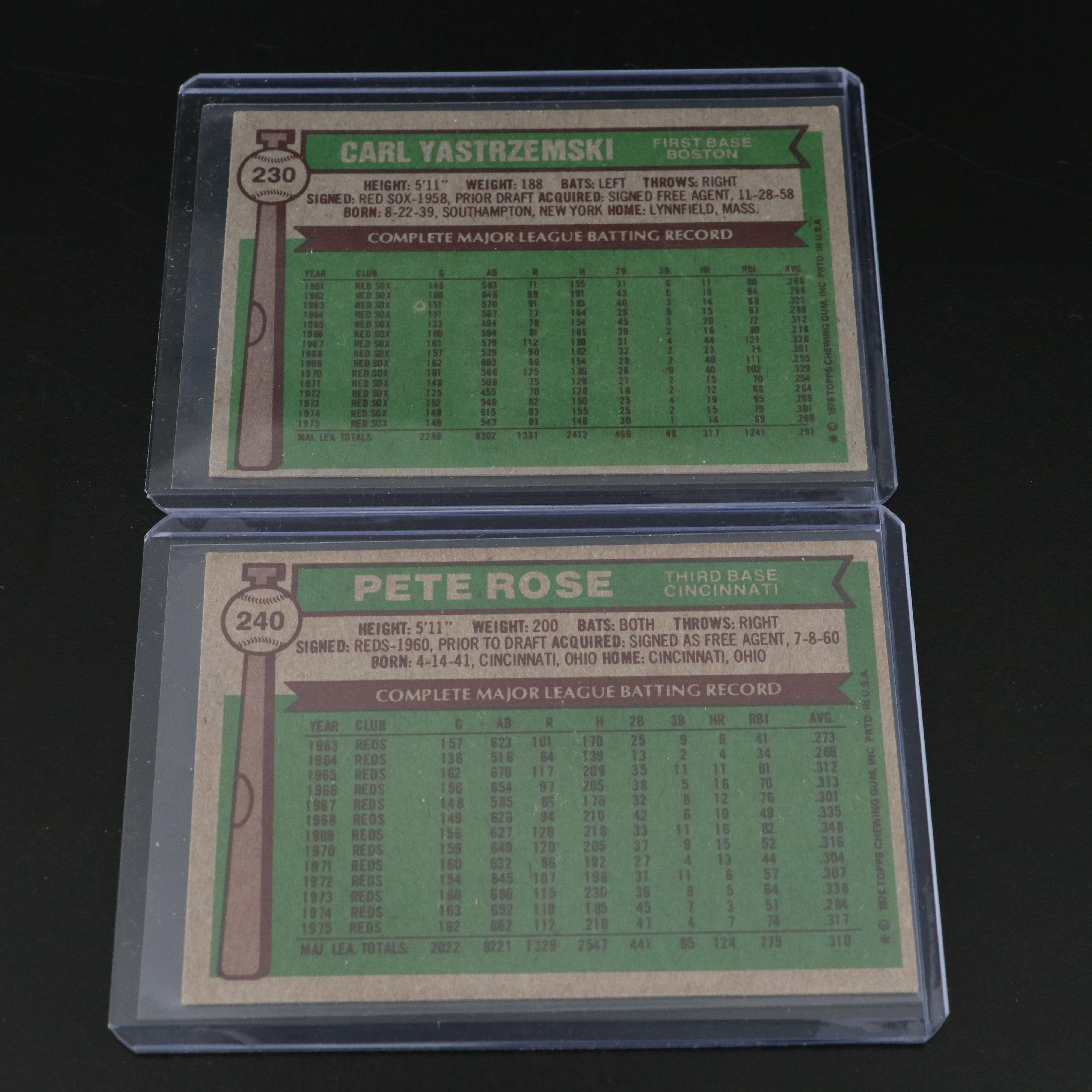 Topps with Other Baseball Cards Featuring Robin Yount Rookie, 1970s-1980s