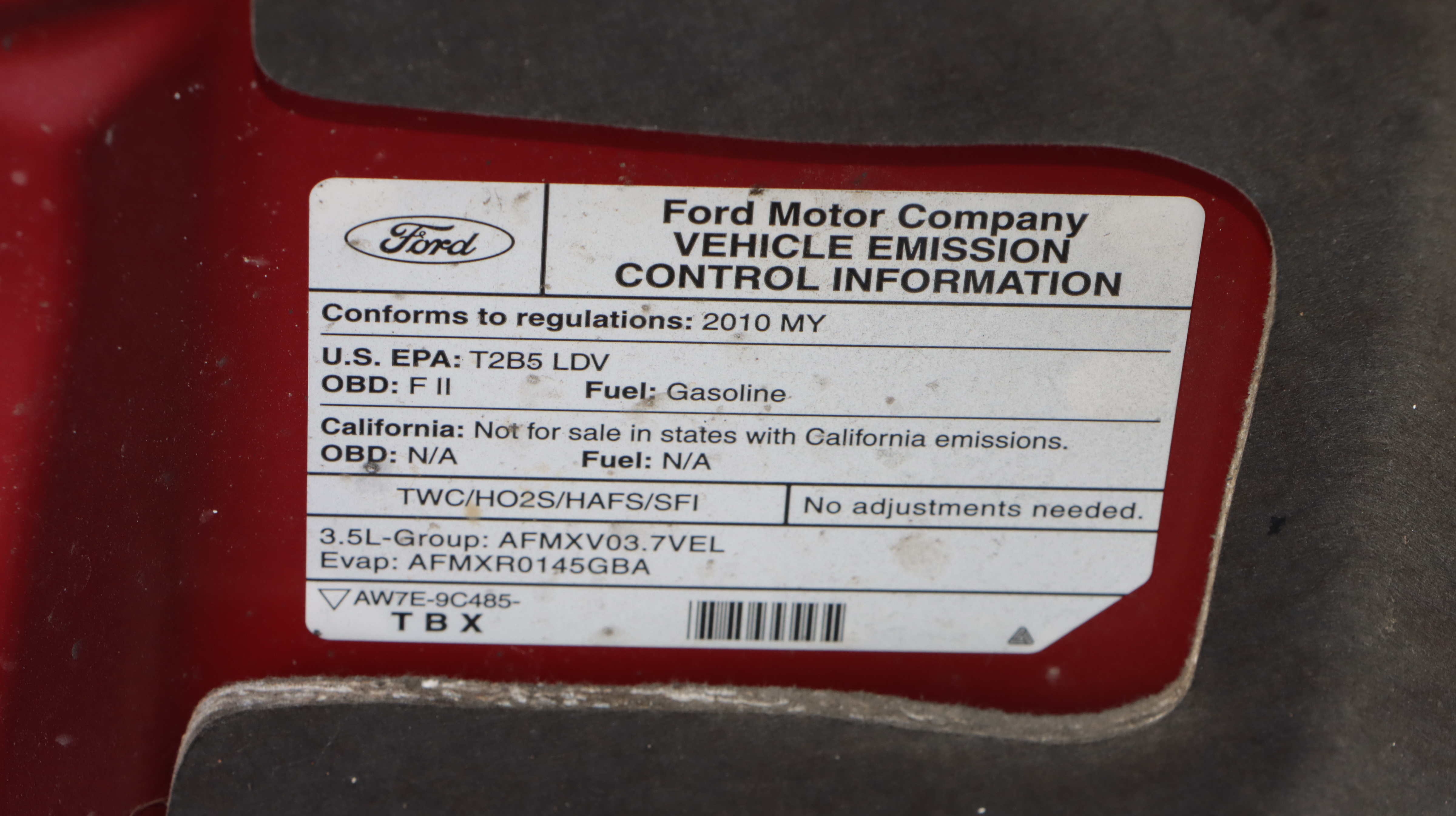 2010 Ford Taurus SEL Sedan