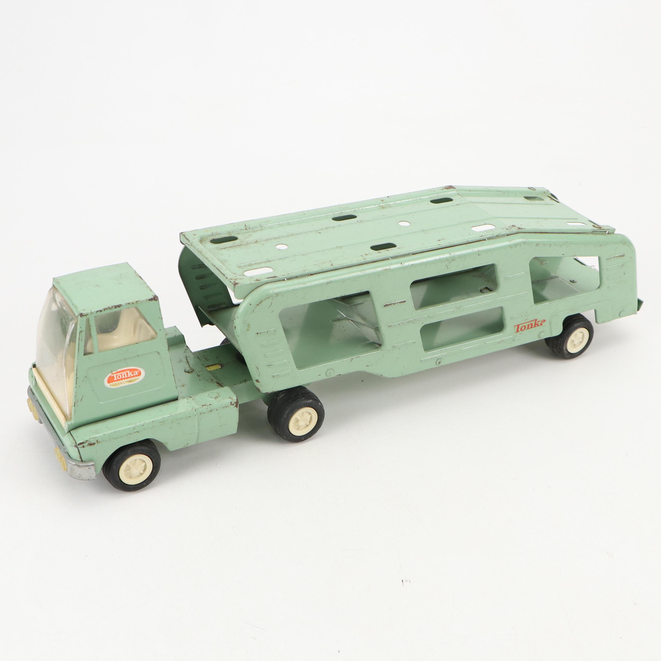 Tonka Tin Litho Trucks, Jeep, Fire Chief's Jeep and More