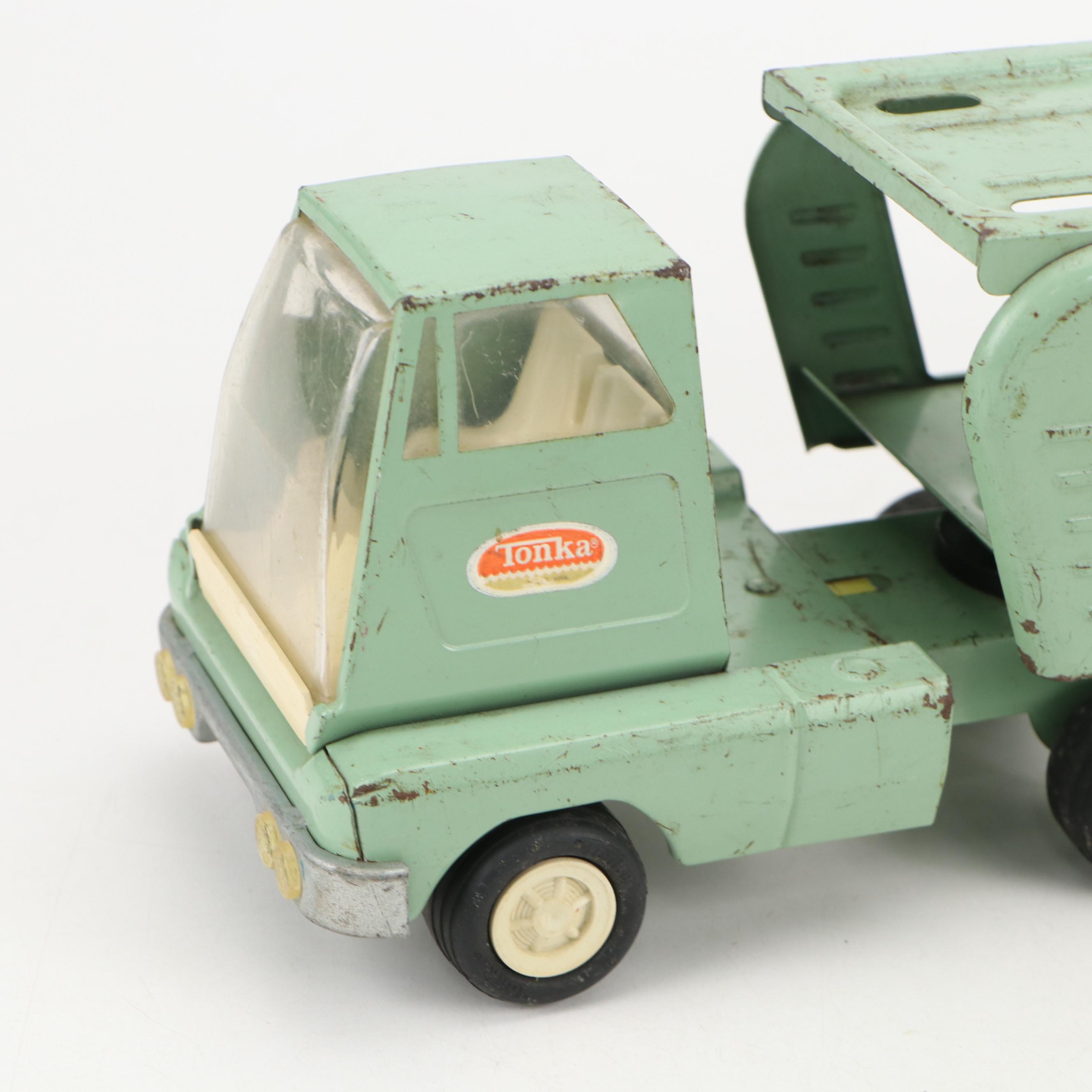 Tonka Tin Litho Trucks, Jeep, Fire Chief's Jeep and More