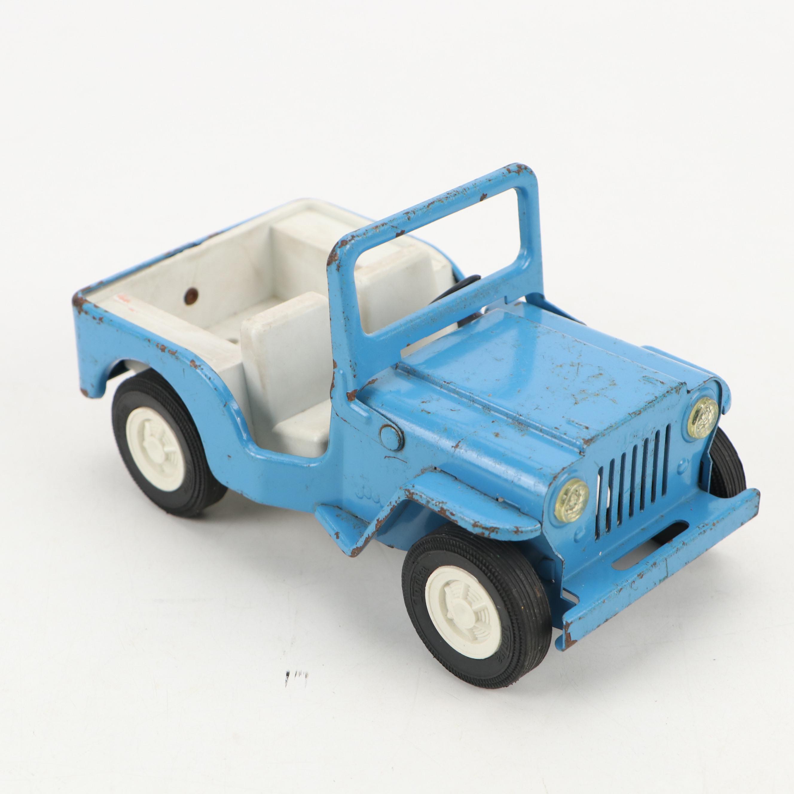 Tonka Tin Litho Trucks, Jeep, Fire Chief's Jeep and More