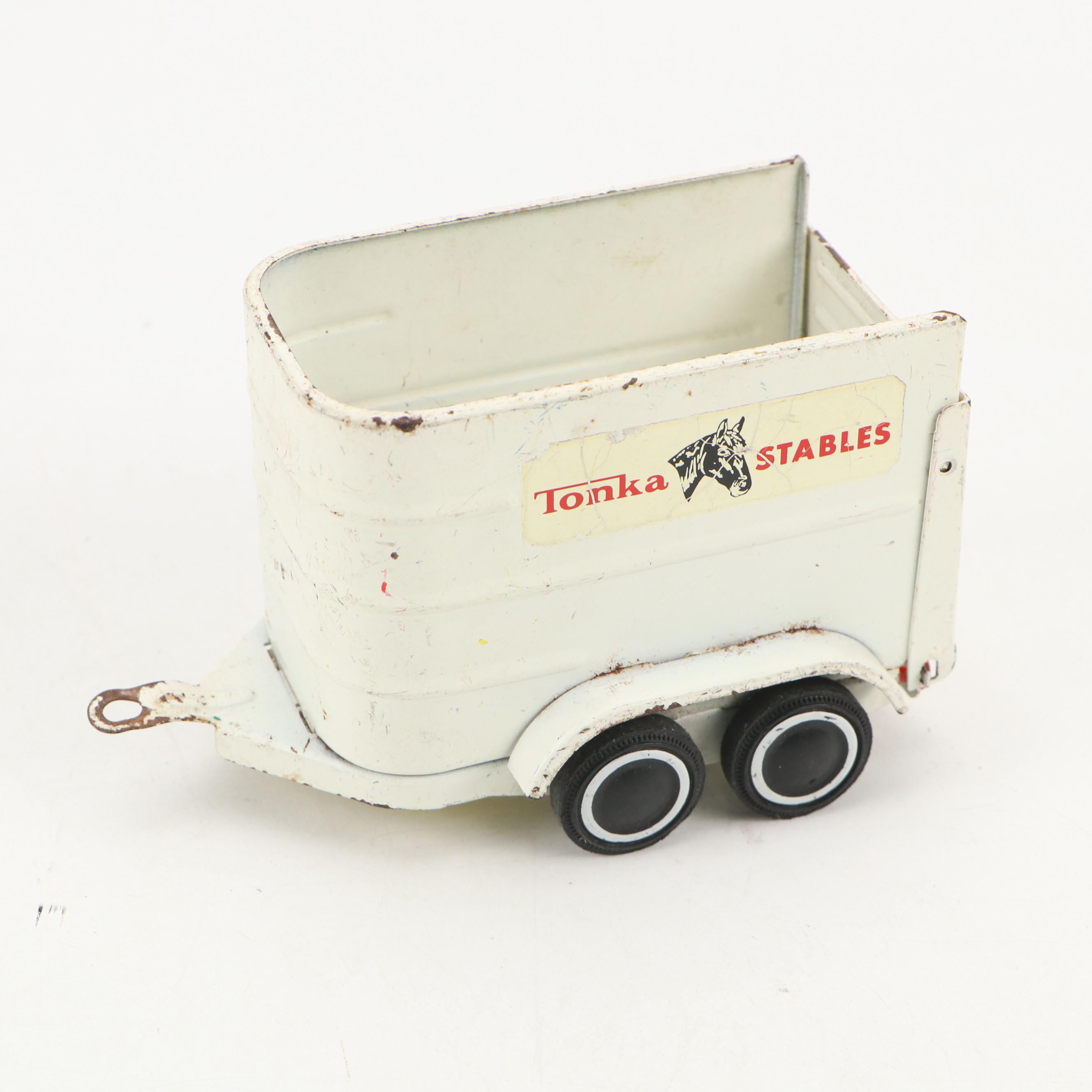 Tonka Tin Litho Trucks, Jeep, Fire Chief's Jeep and More