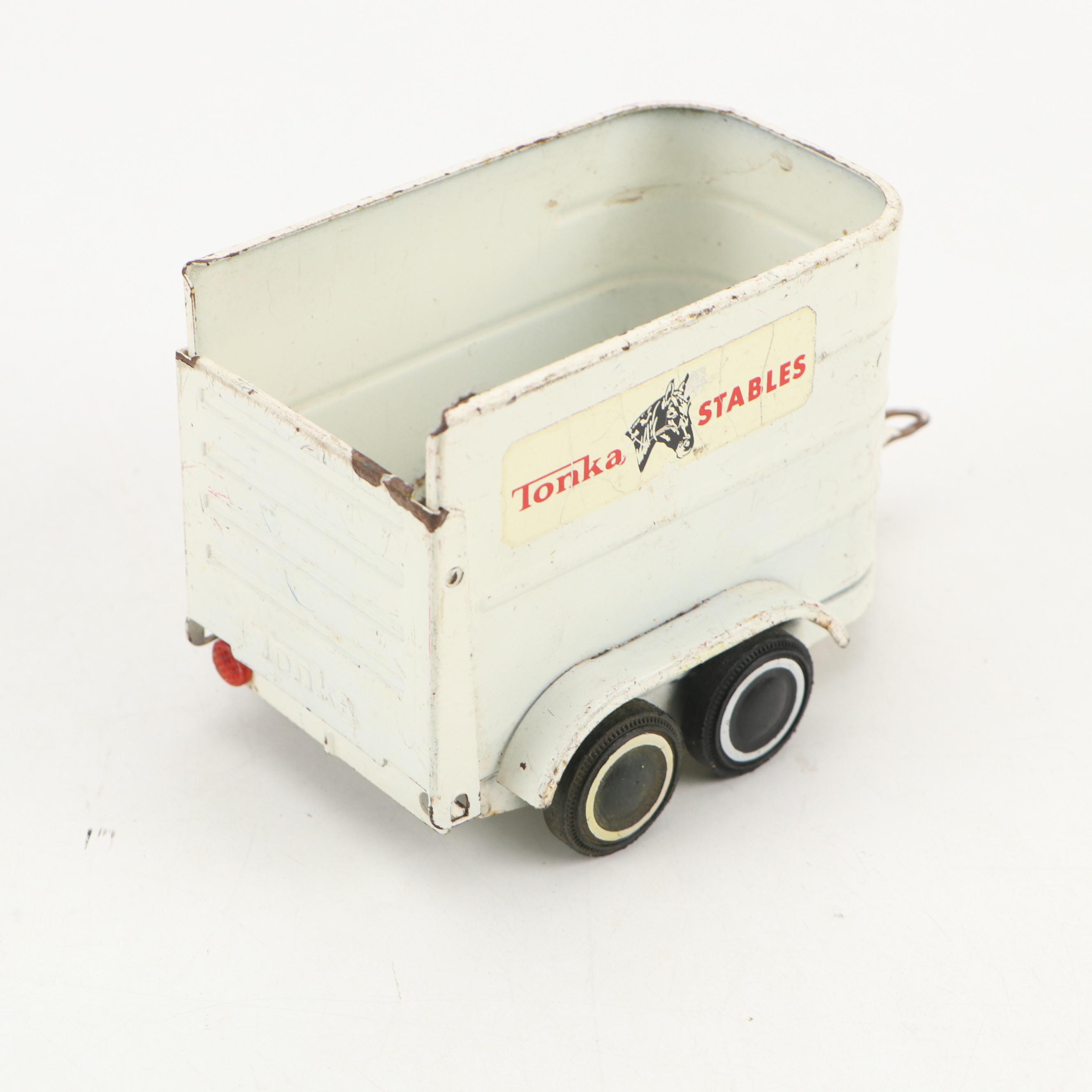 Tonka Tin Litho Trucks, Jeep, Fire Chief's Jeep and More