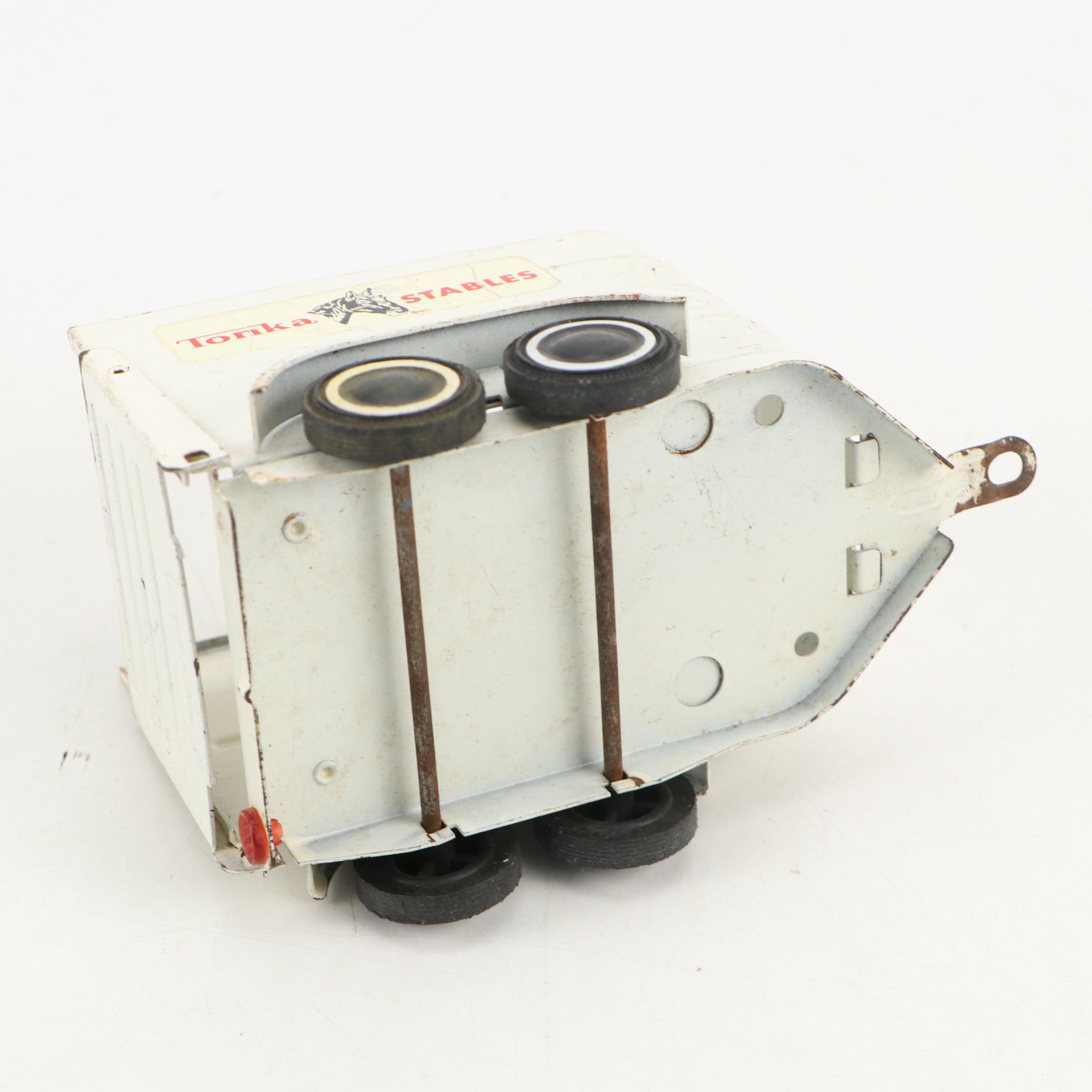 Tonka Tin Litho Trucks, Jeep, Fire Chief's Jeep and More