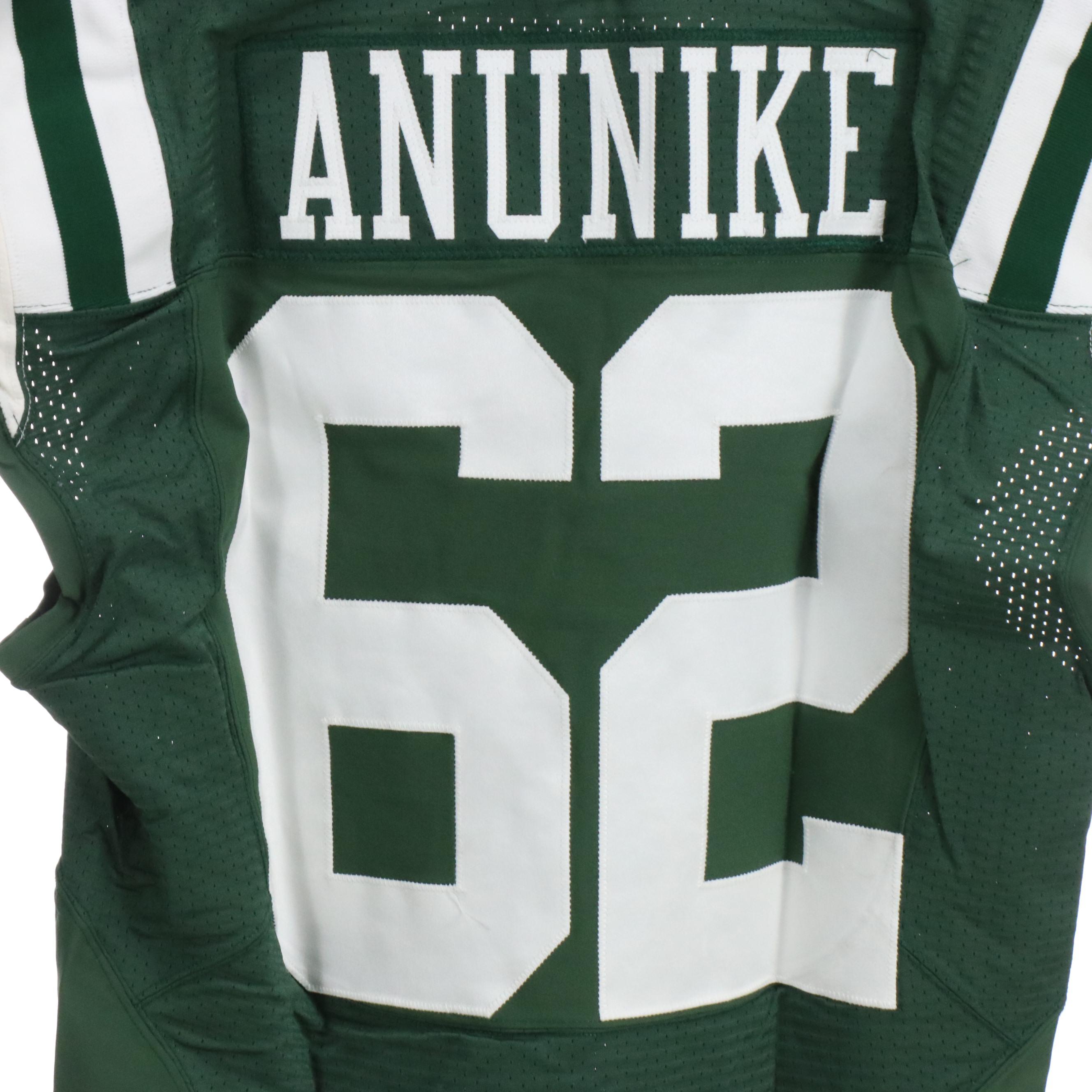 Steve McLendon with Other Player Issued New York Jets Nike Football Jerseys, PSA