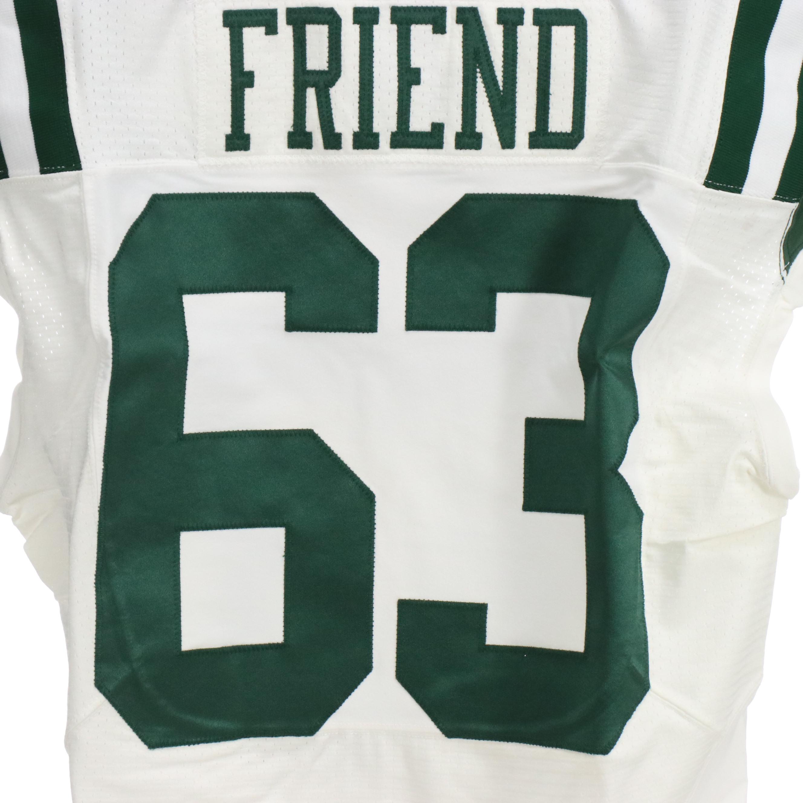 Steve McLendon with Other Player Issued New York Jets Nike Football Jerseys, PSA