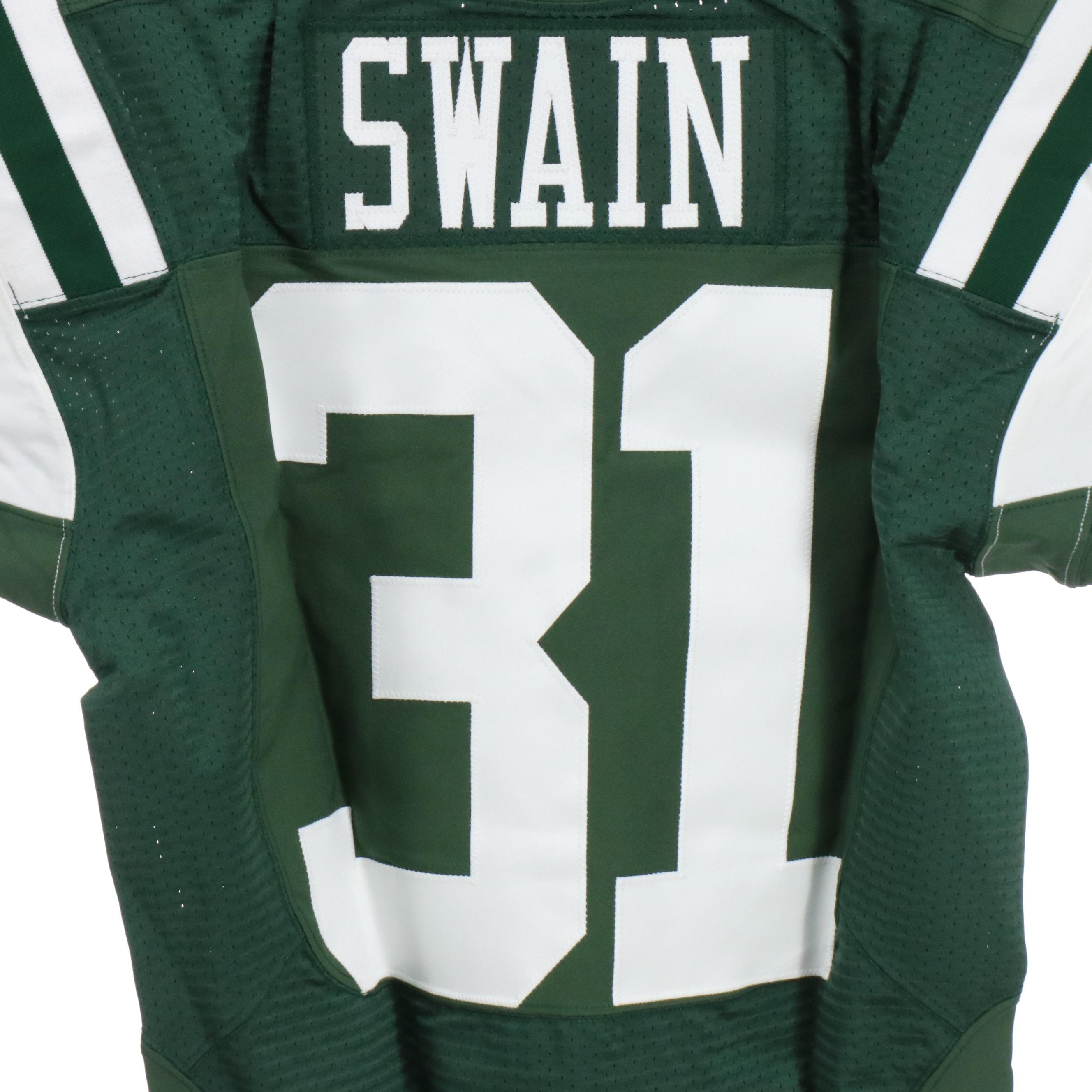 Steve McLendon with Other Player Issued New York Jets Nike Football Jerseys, PSA