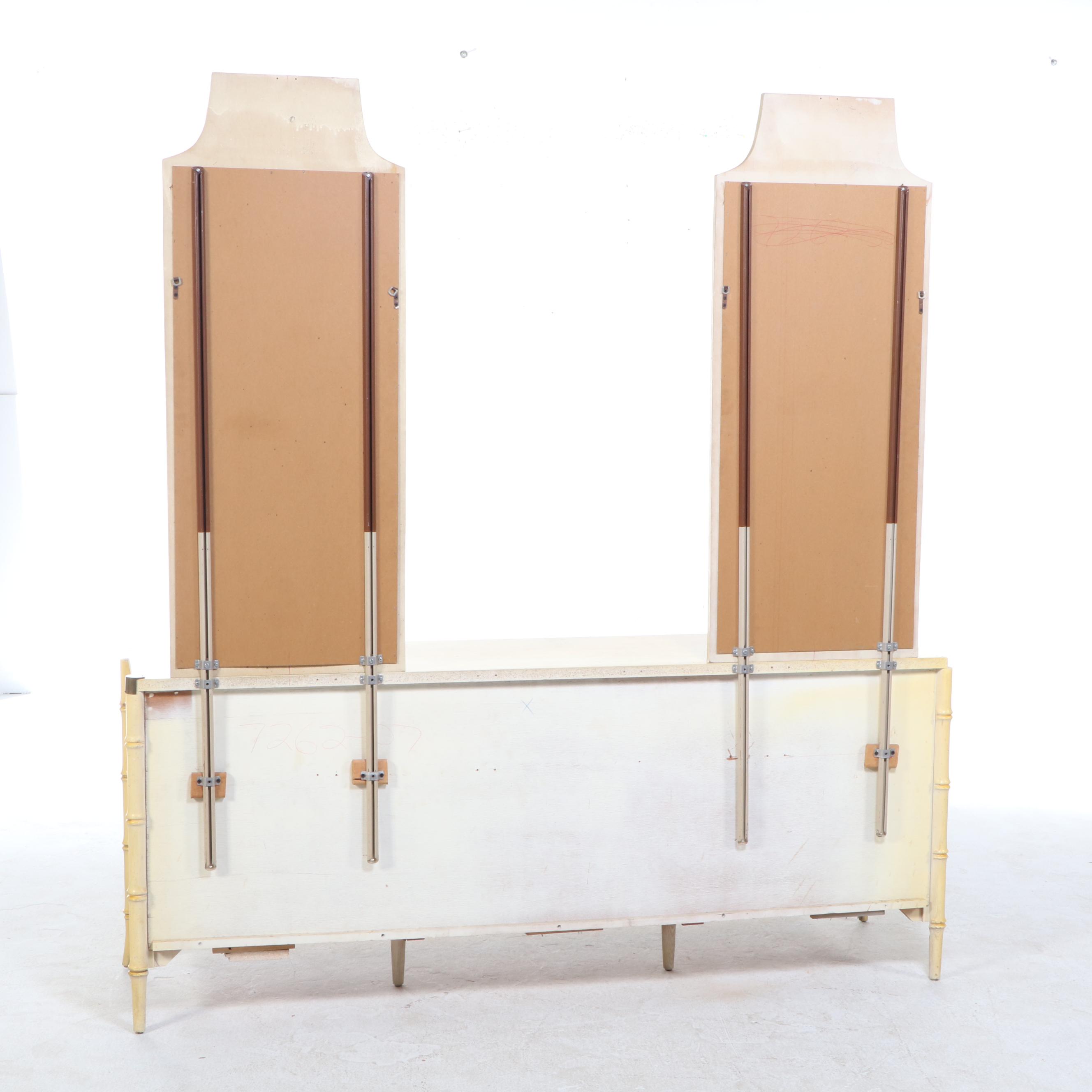 Stanley Furniture Paint-Decorated Faux-Bamboo Nine-Drawer Chinoiserie Dresser