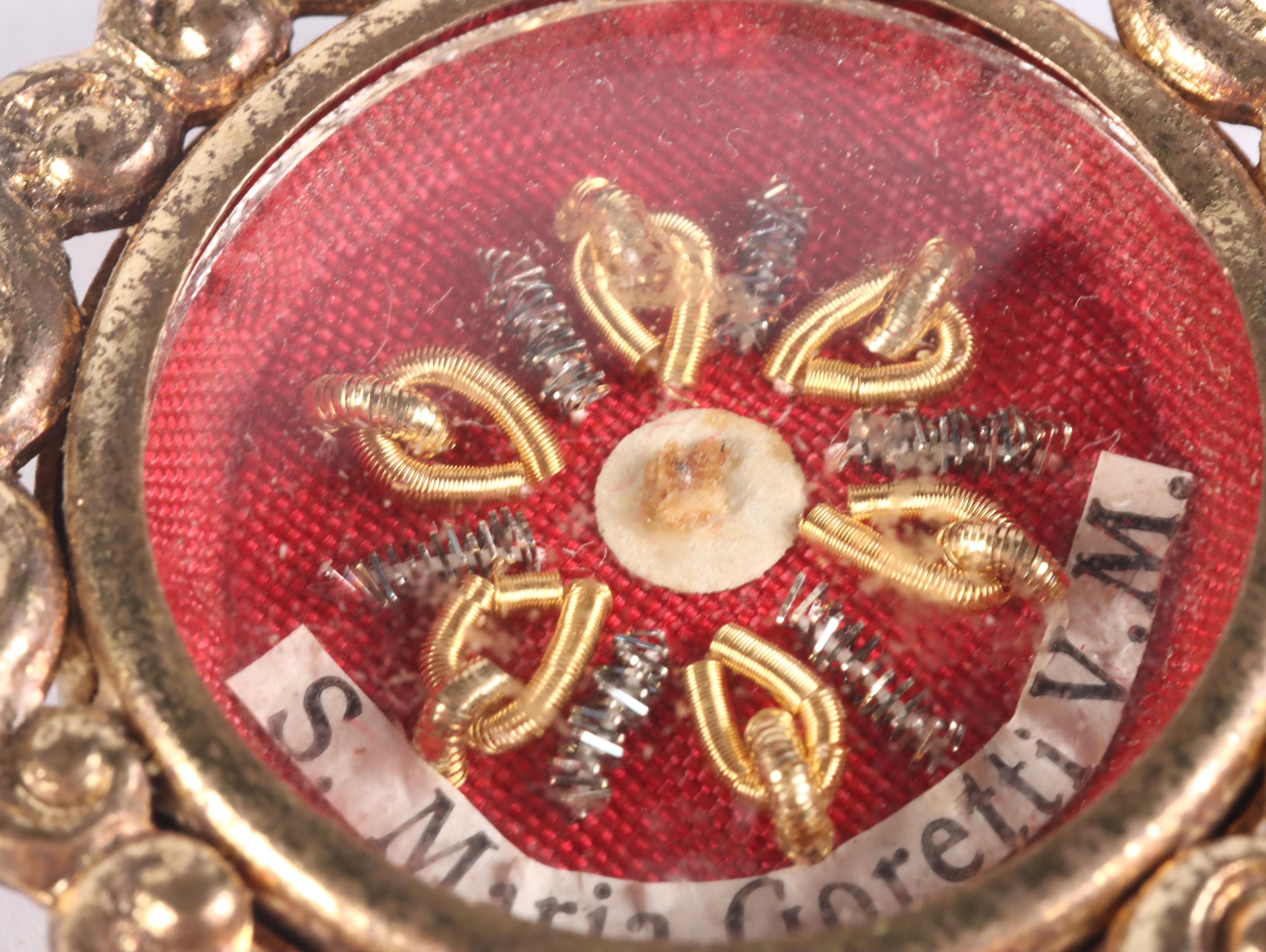 First Class Relic of Saint Maria Goretti in Reliquary with Seal