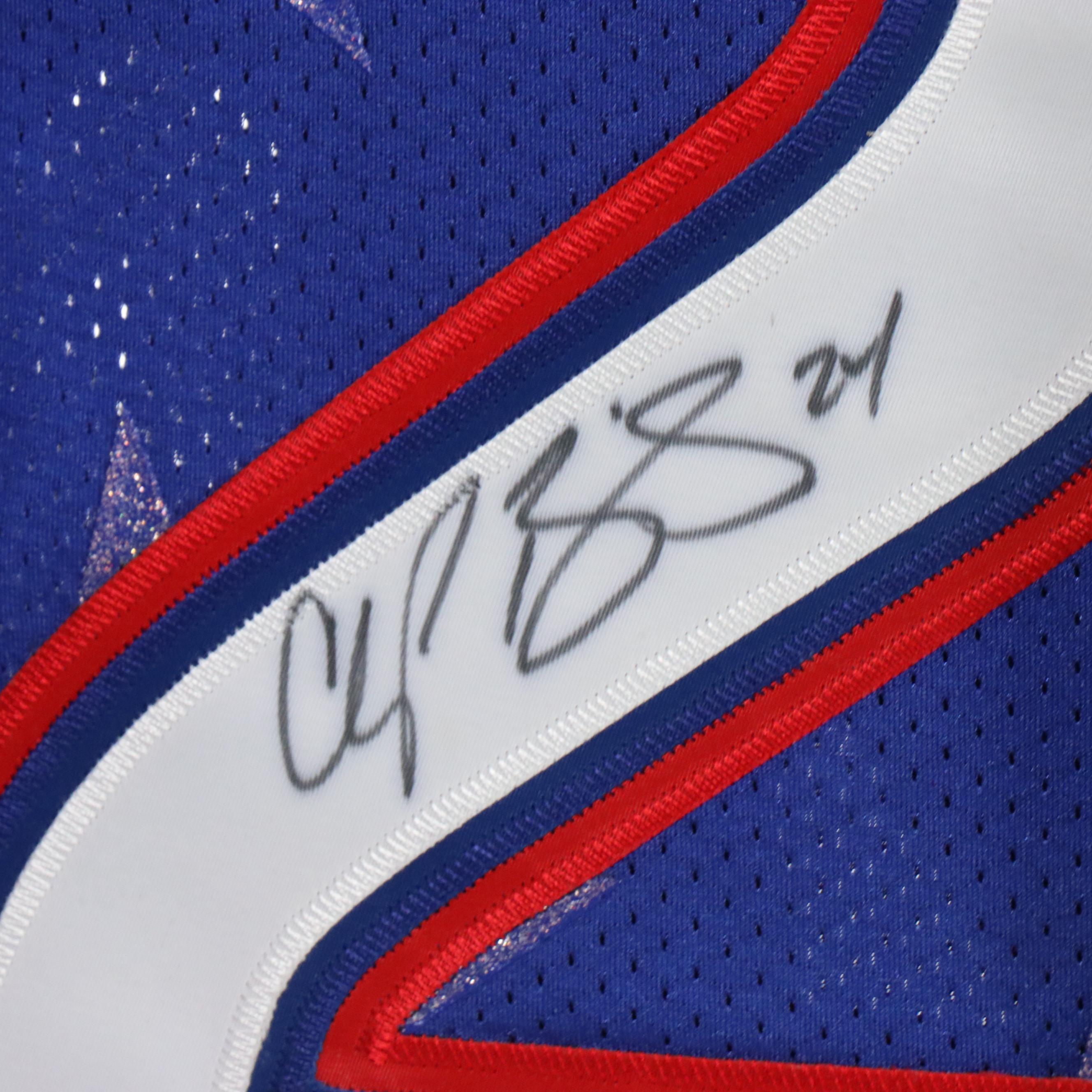 Champ Bailey Signed Pro Bowl Jersey with Game Worn Georgia Helmet and More