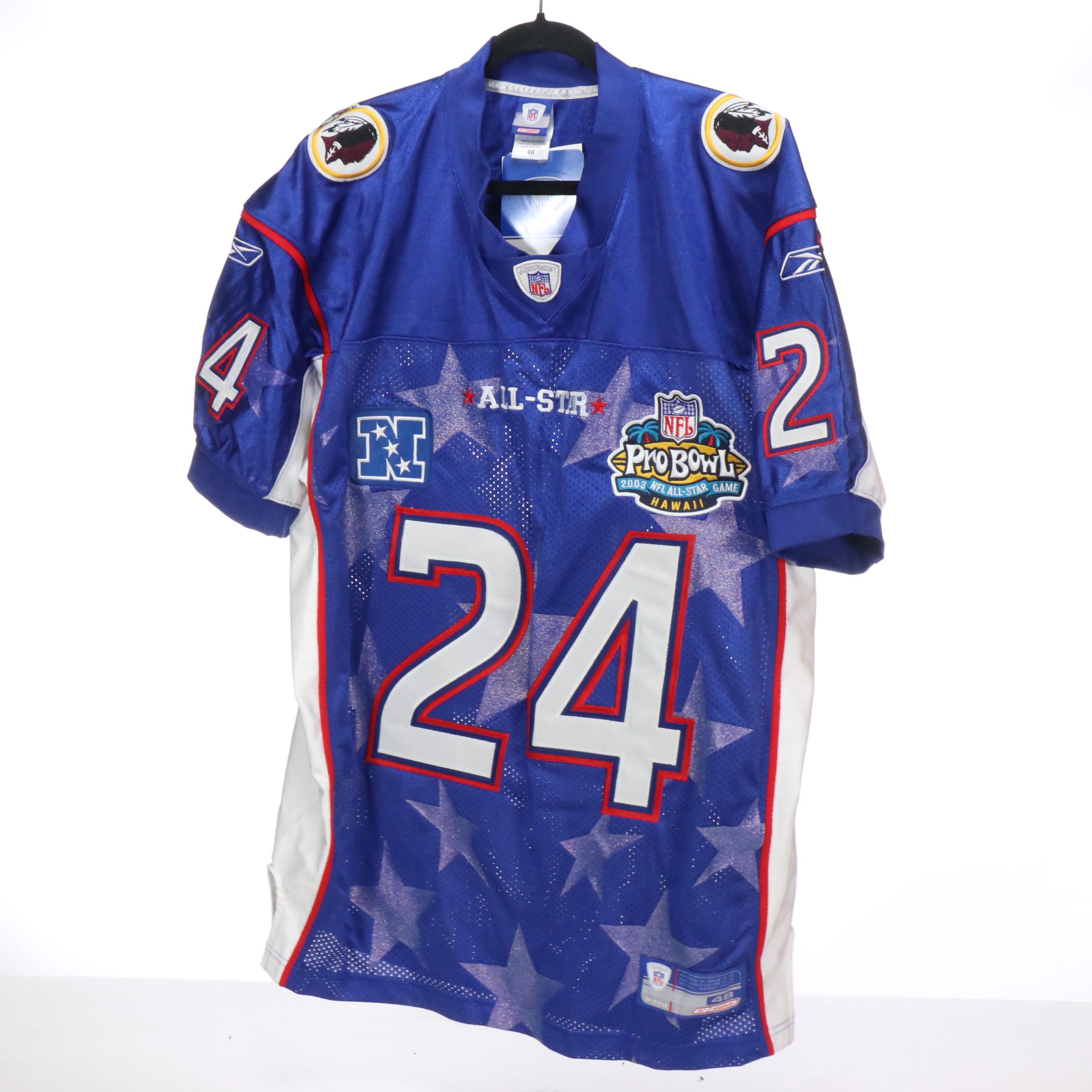 Champ Bailey Signed Pro Bowl Jersey with Game Worn Georgia Helmet and More
