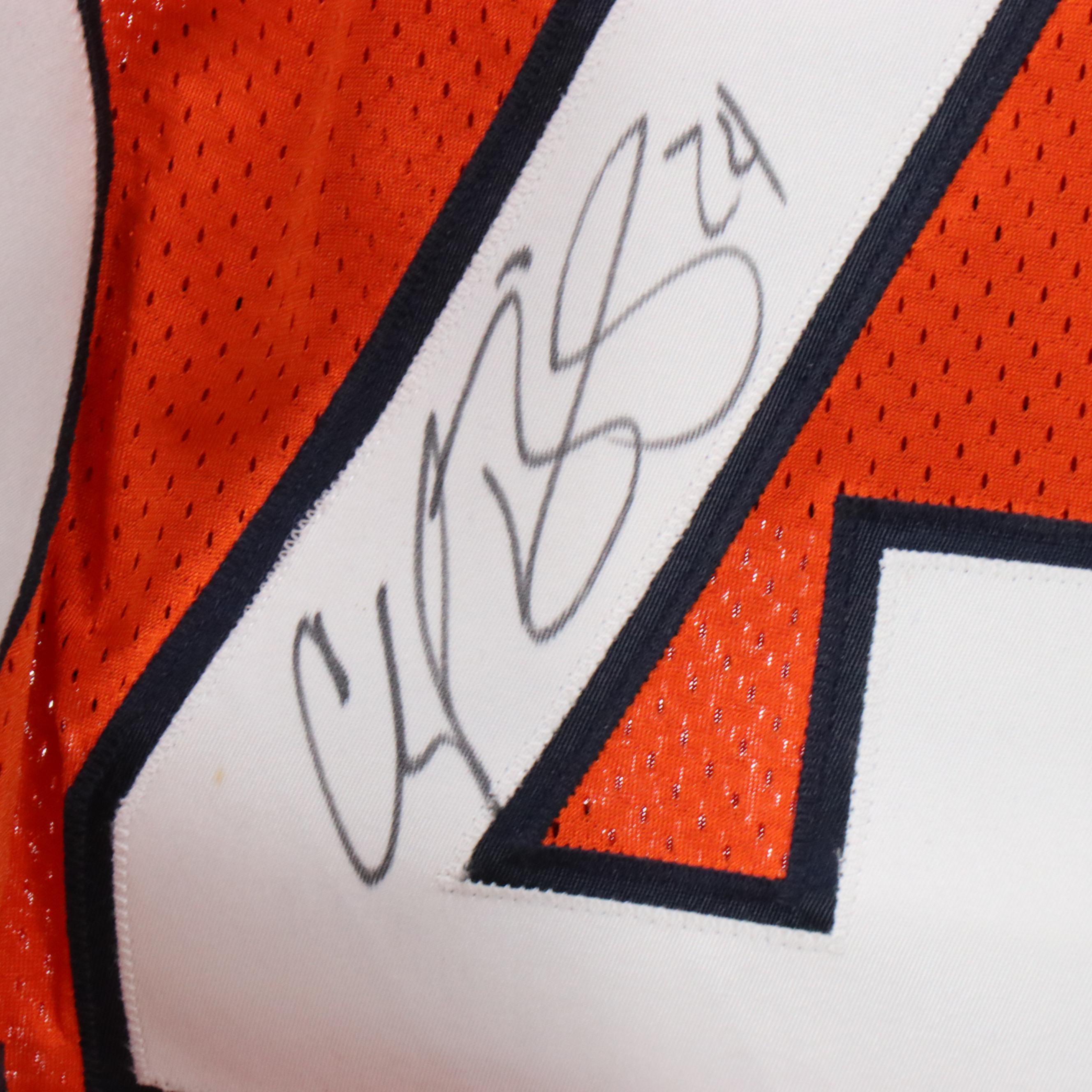 Champ Bailey Signed Pro Bowl Jersey with Game Worn Georgia Helmet and More