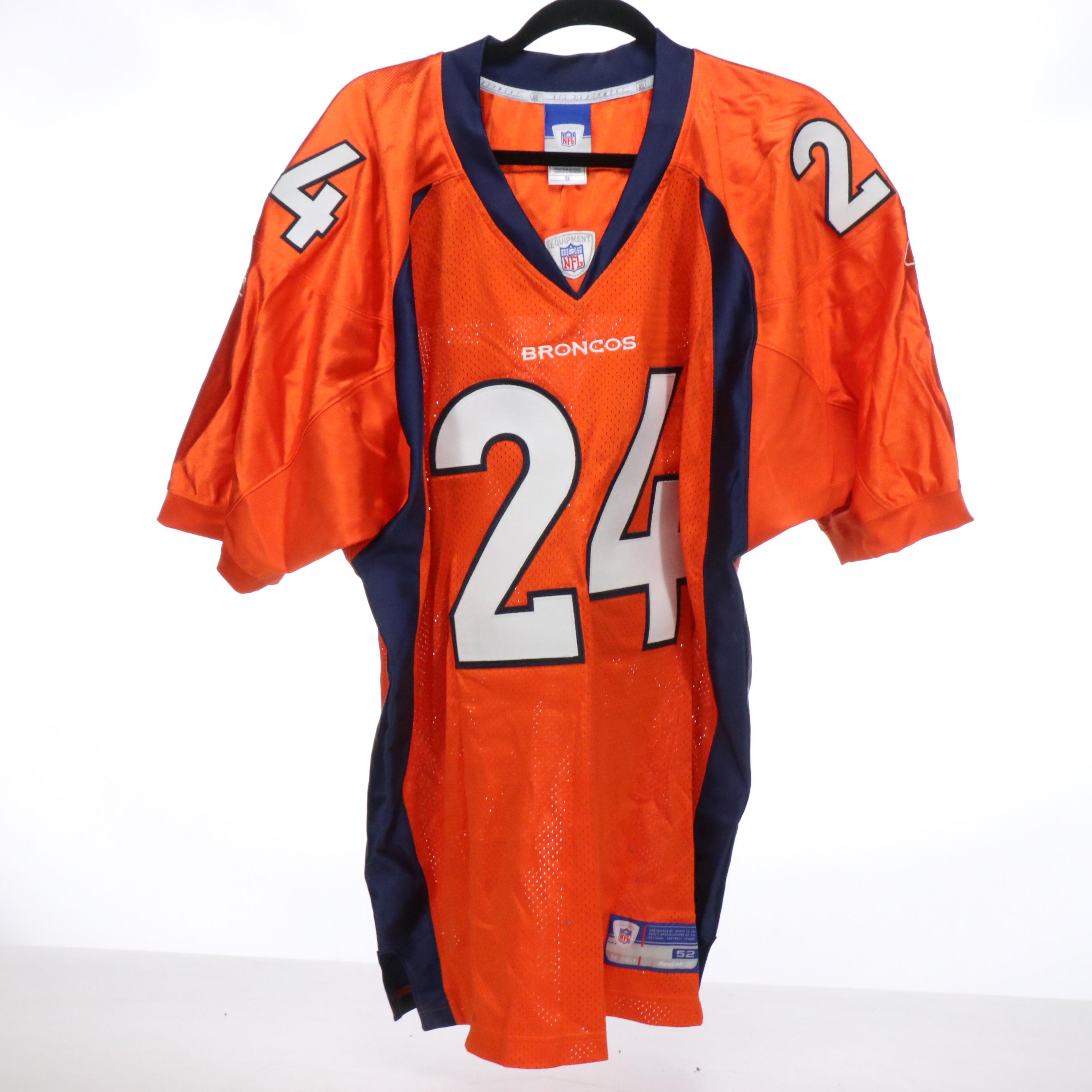 Champ Bailey Signed Pro Bowl Jersey with Game Worn Georgia Helmet and More