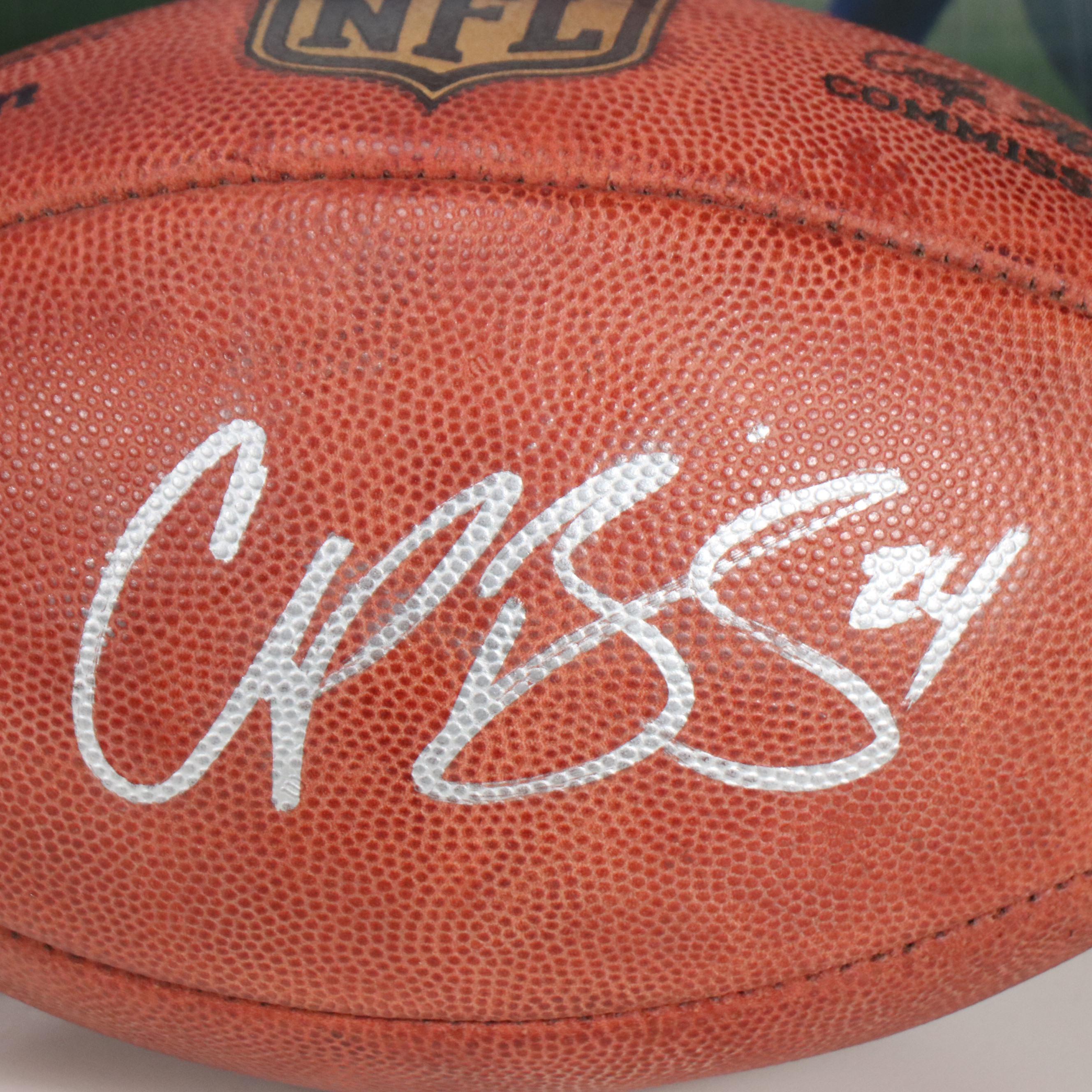 Champ Bailey Signed Pro Bowl Jersey with Game Worn Georgia Helmet and More