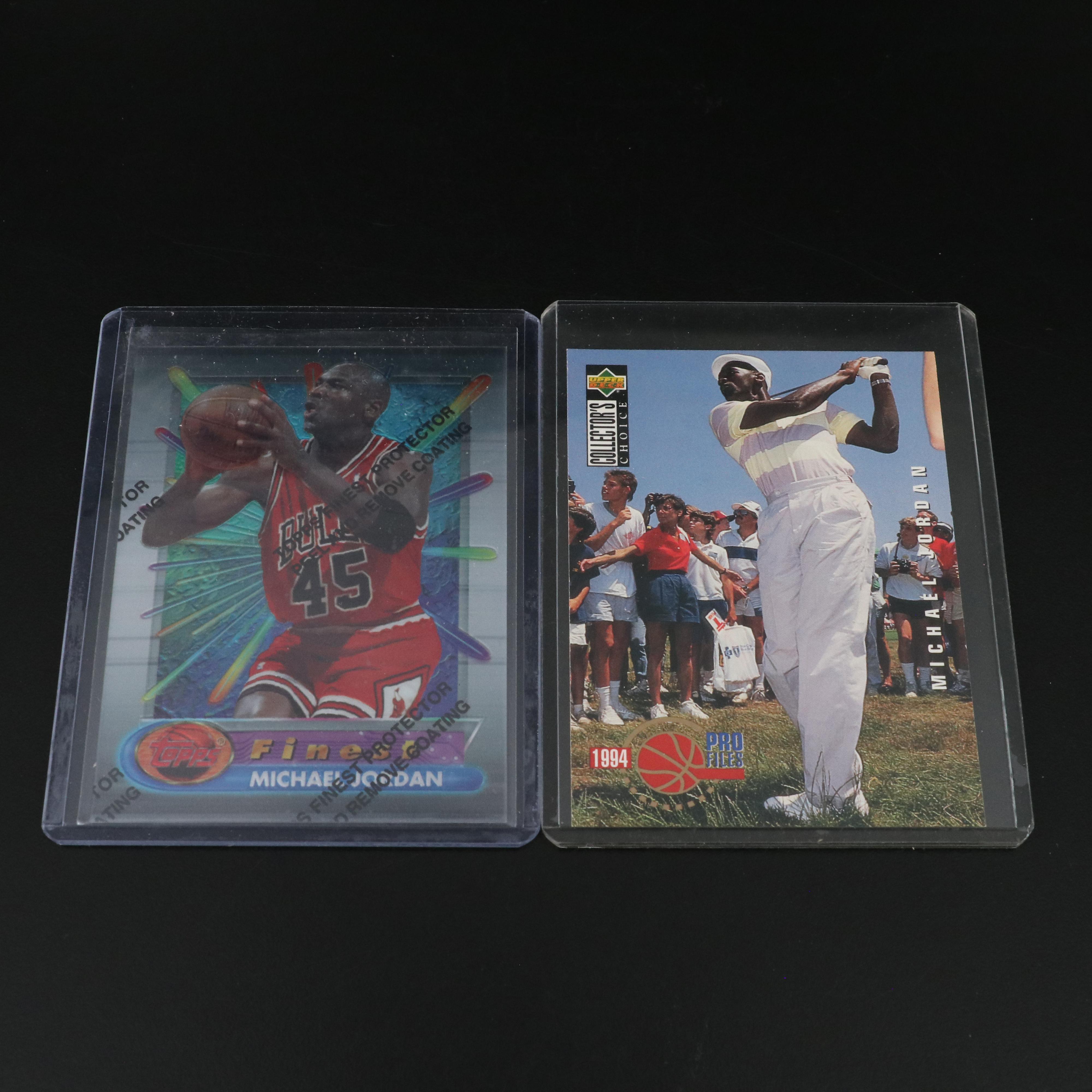 Michael Jordan Chicago Bulls Basketball Cards with Wheaties Cereal Box