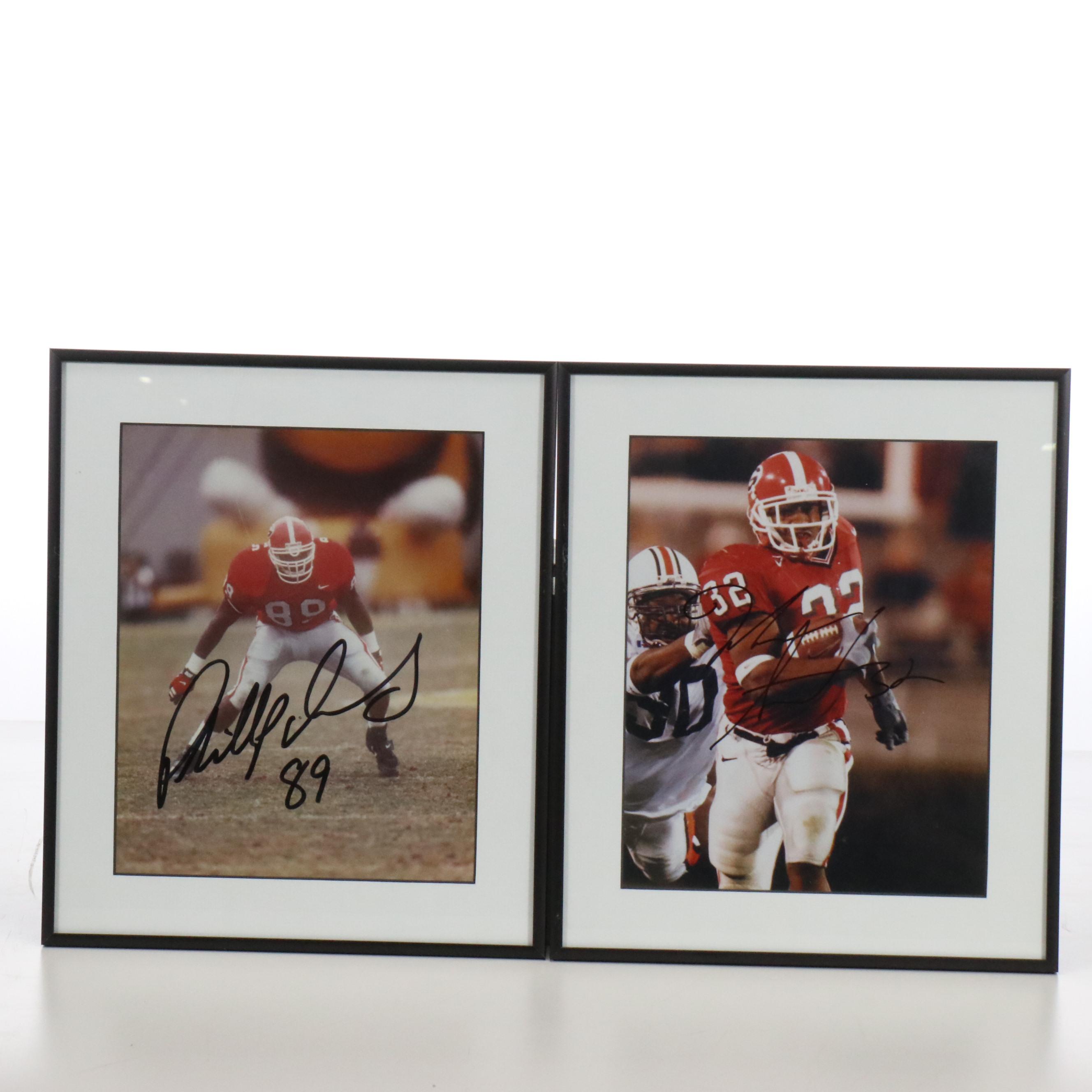 Jasper Sanks Game Used Georgia Bulldogs Football Jersey with More