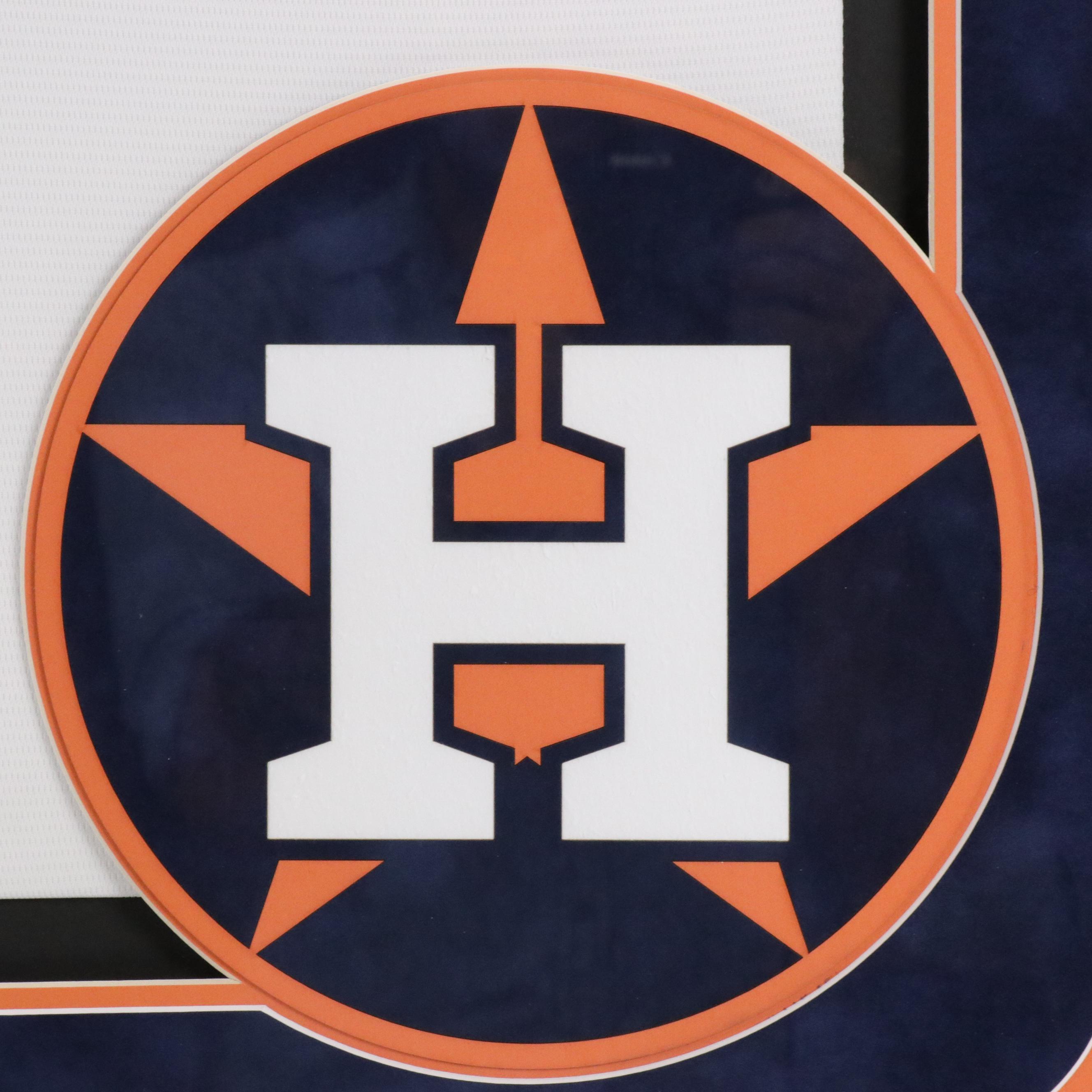 Kyle Tucker Signed Houston Astros Baseball Jersey in Matted Display, Beckett