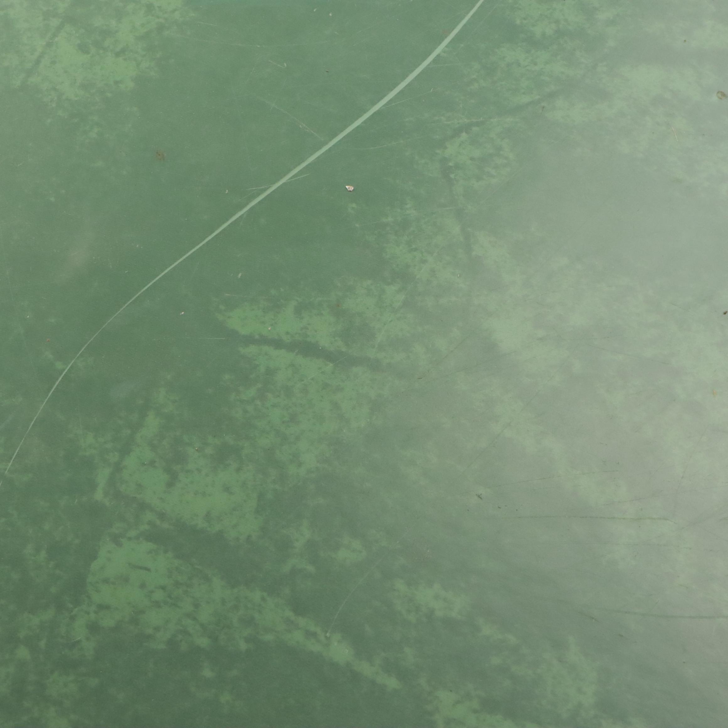 Vintage Samsonite Luggage Hardside Suitcases in Marbled Bermuda Green & Leather