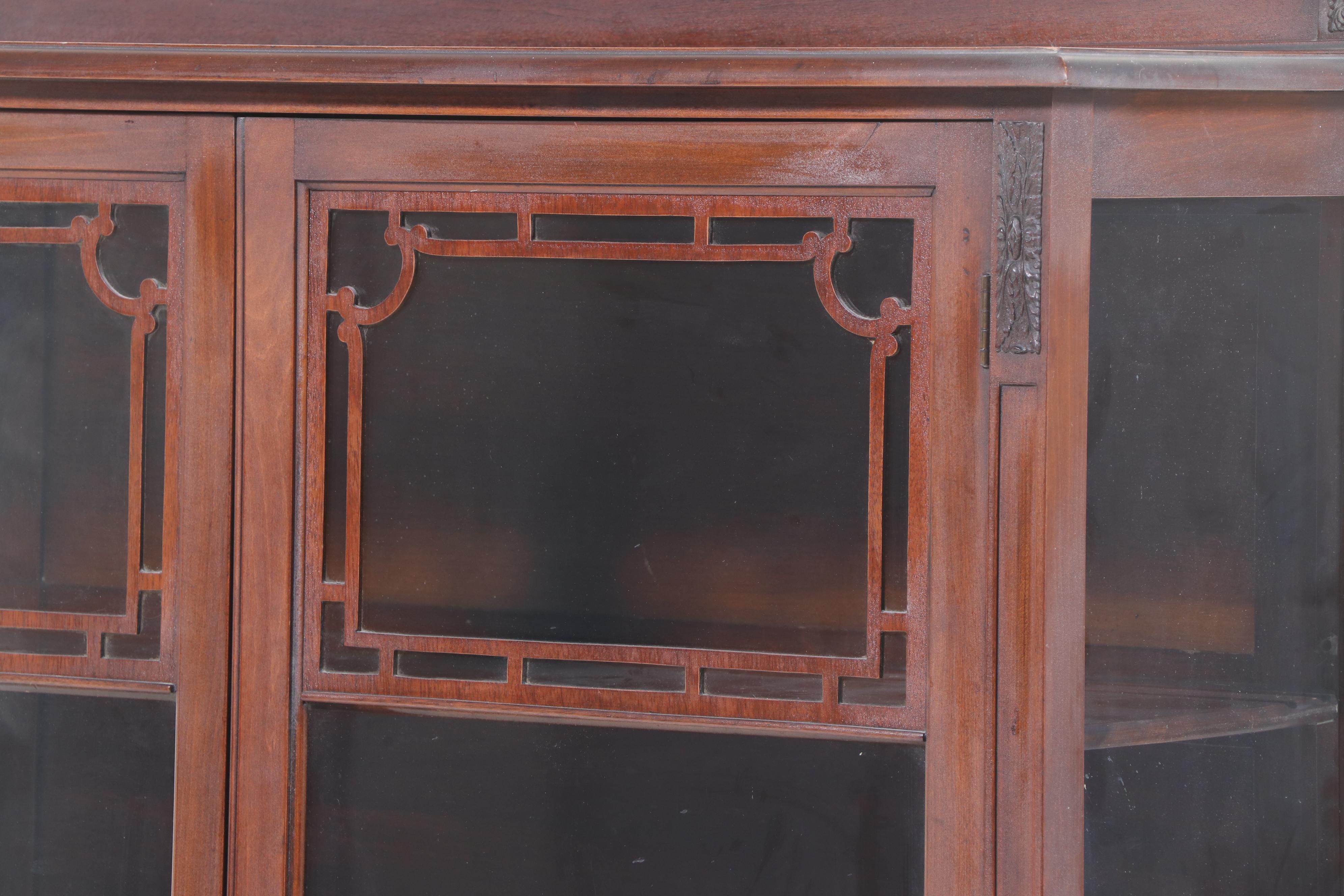 Louis XVI Style Mahogany Display Cabinet, Early 20th Century