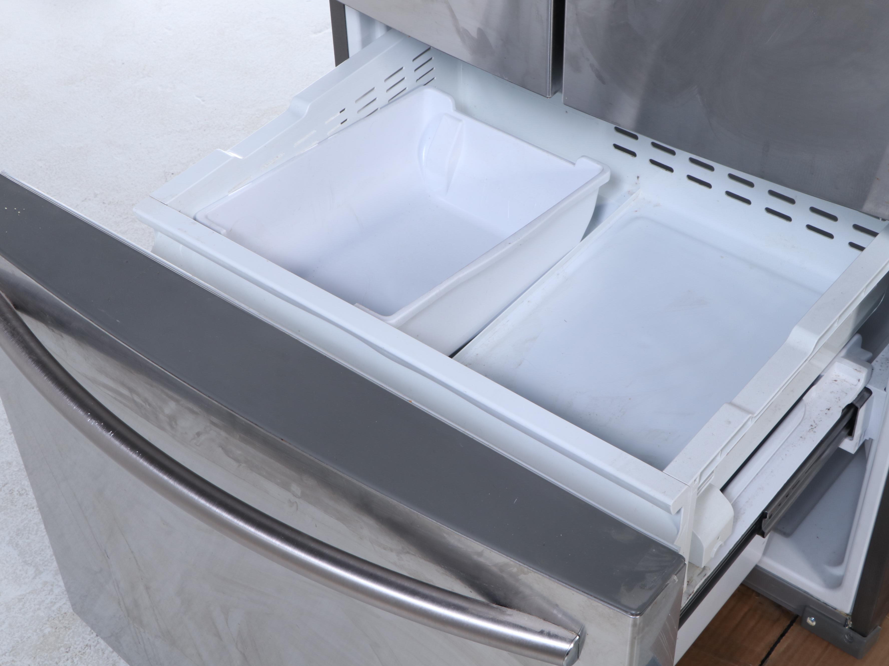 Samsung Stainless Steel French Door Slide-Out Freezer Refrigerator