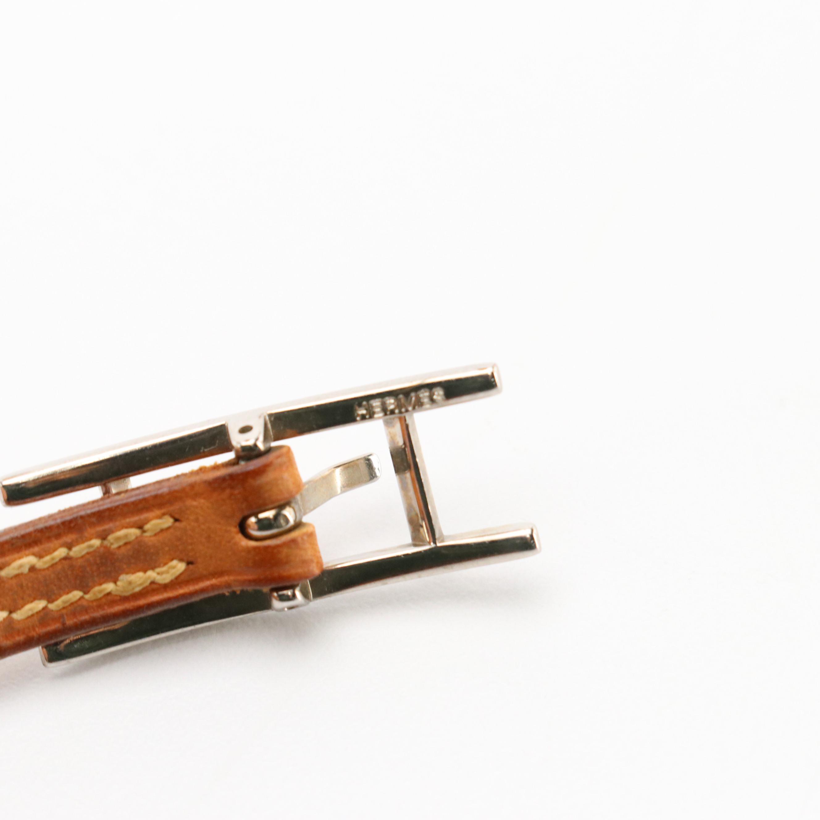 Hermès Hapi 3 Bracelet in Chamonix Leather with Box