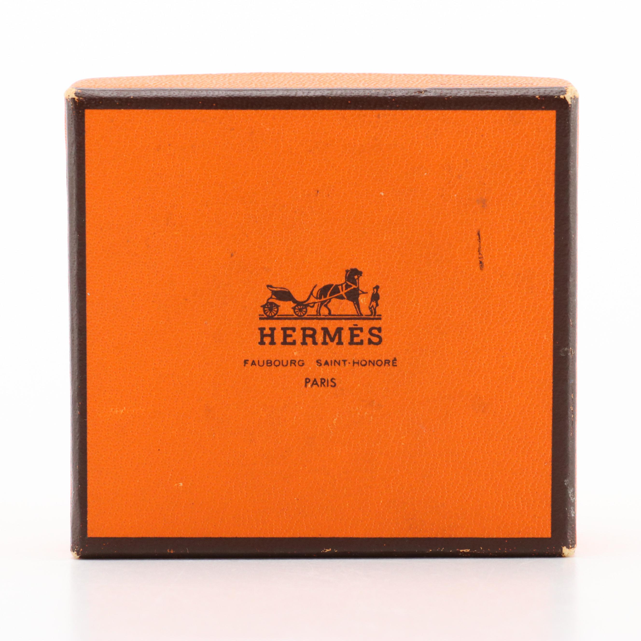 Hermès Hapi 3 Bracelet in Chamonix Leather with Box