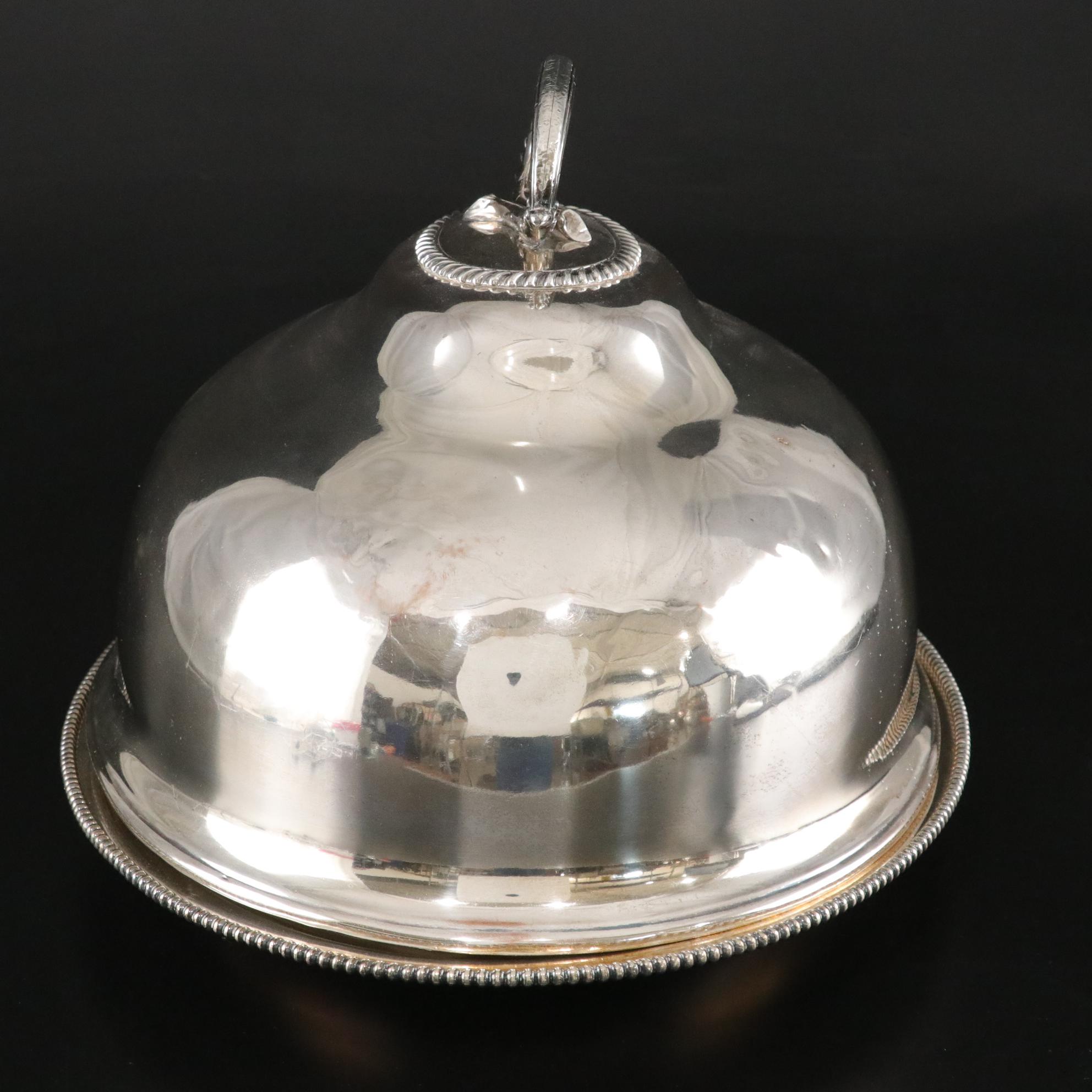 Reed & Barton Silver Soldered Meat Dome, Early to Mid-20th Century