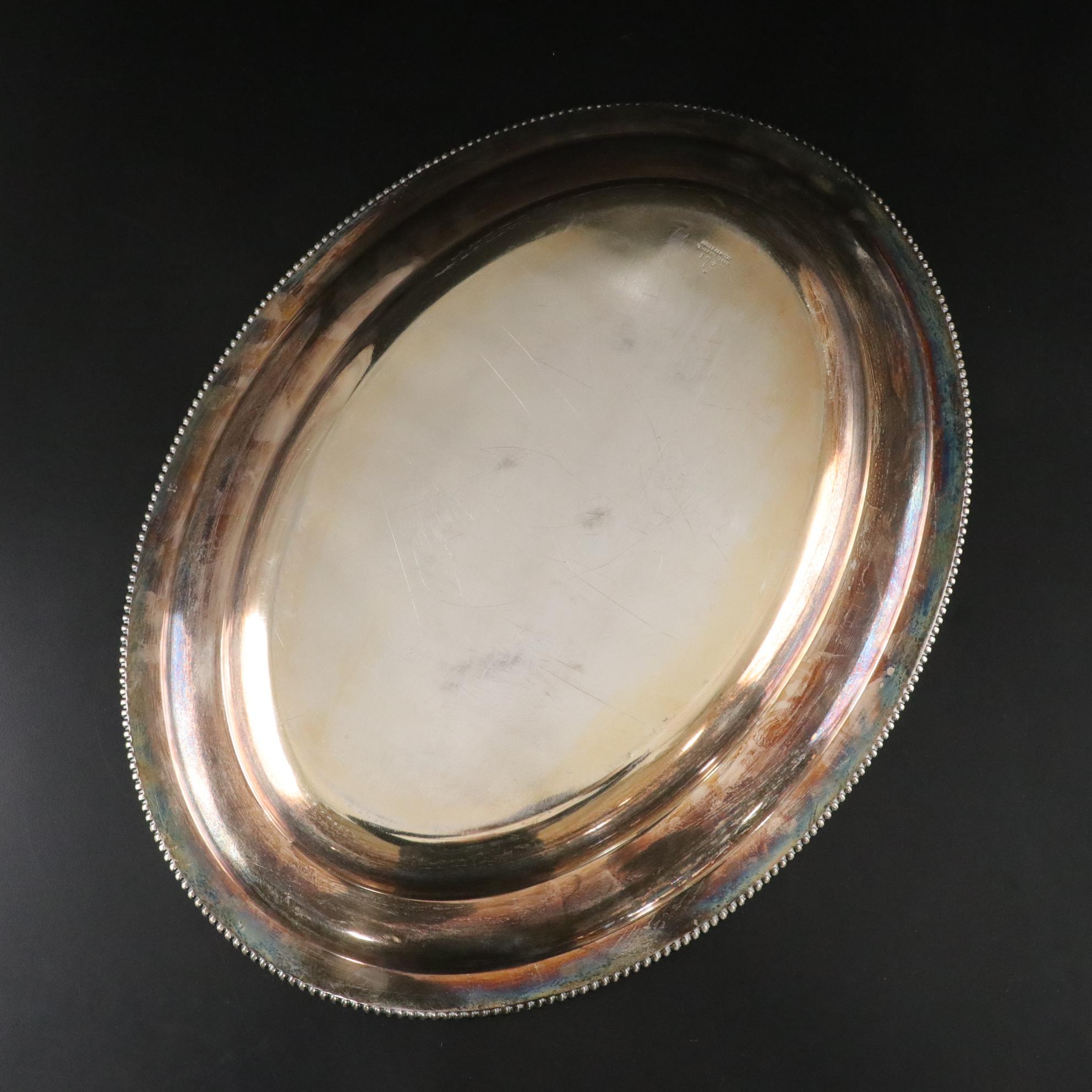 Reed & Barton Silver Soldered Meat Dome, Early to Mid-20th Century