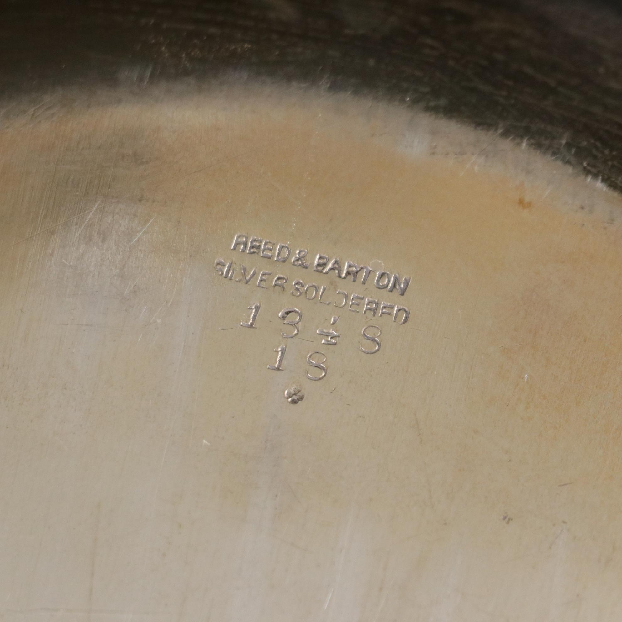 Reed & Barton Silver Soldered Meat Dome, Early to Mid-20th Century