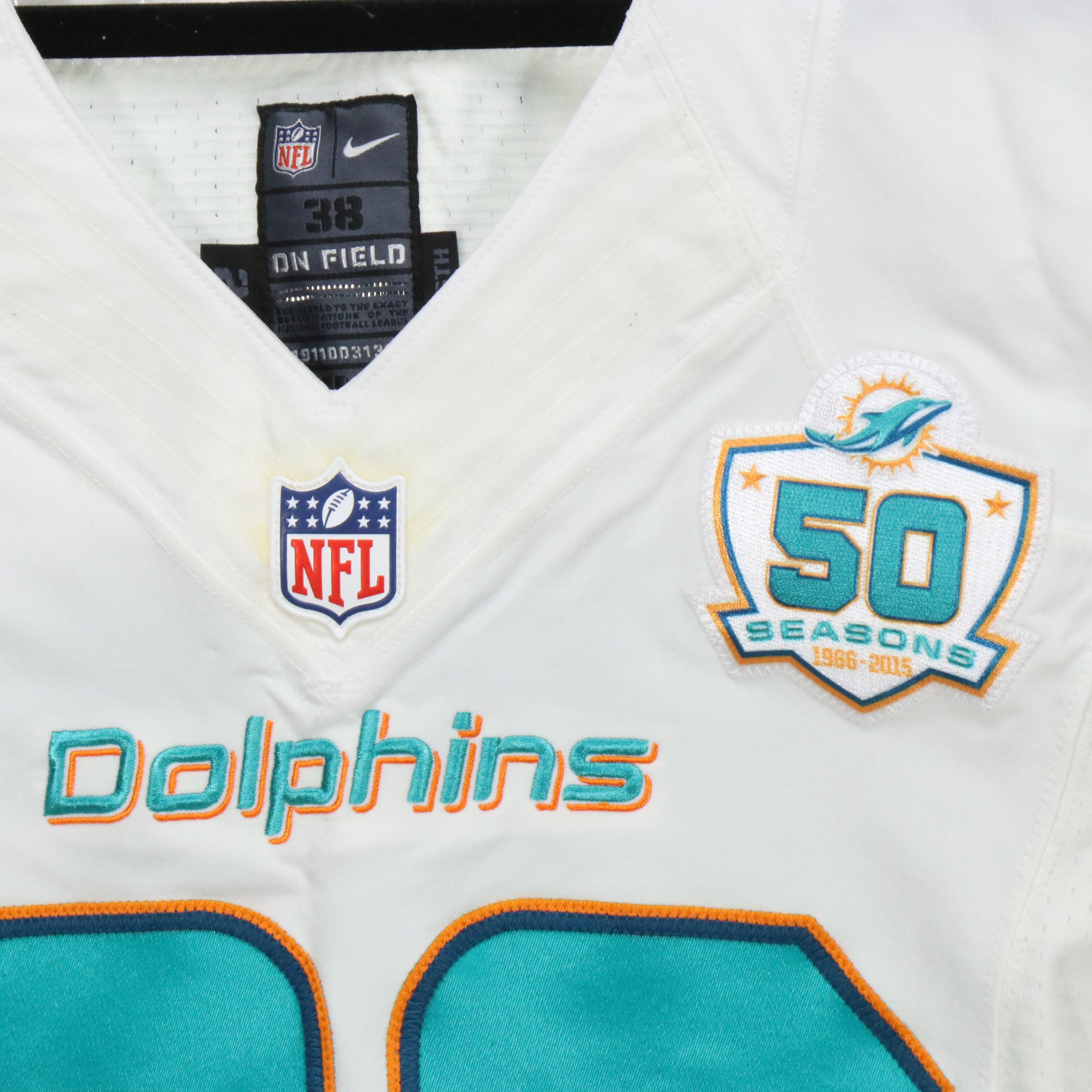 Matt Hazel Player Issued Miami Dolphins Nike Football Jersey and Cleats