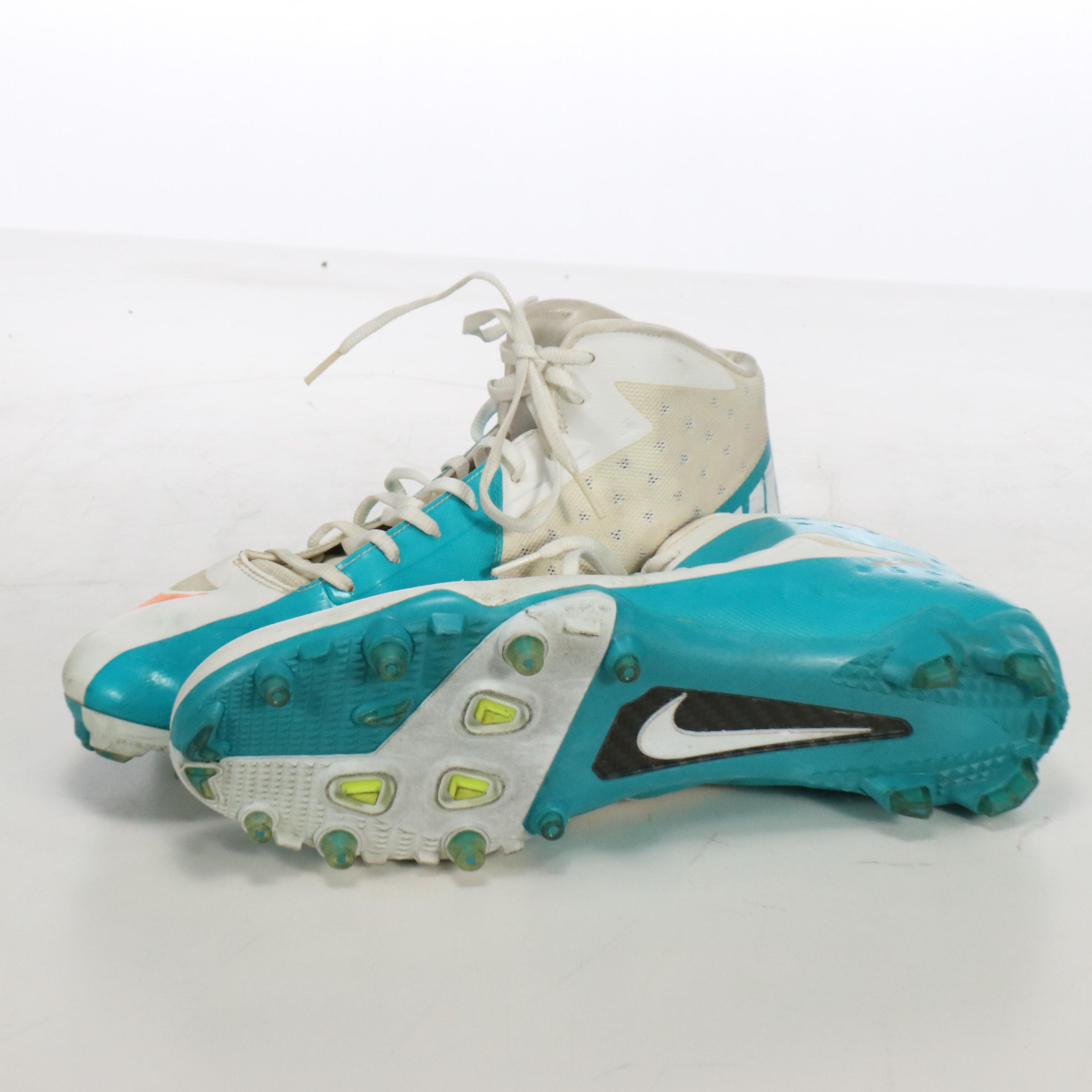 Matt Hazel Player Issued Miami Dolphins Nike Football Jersey and Cleats