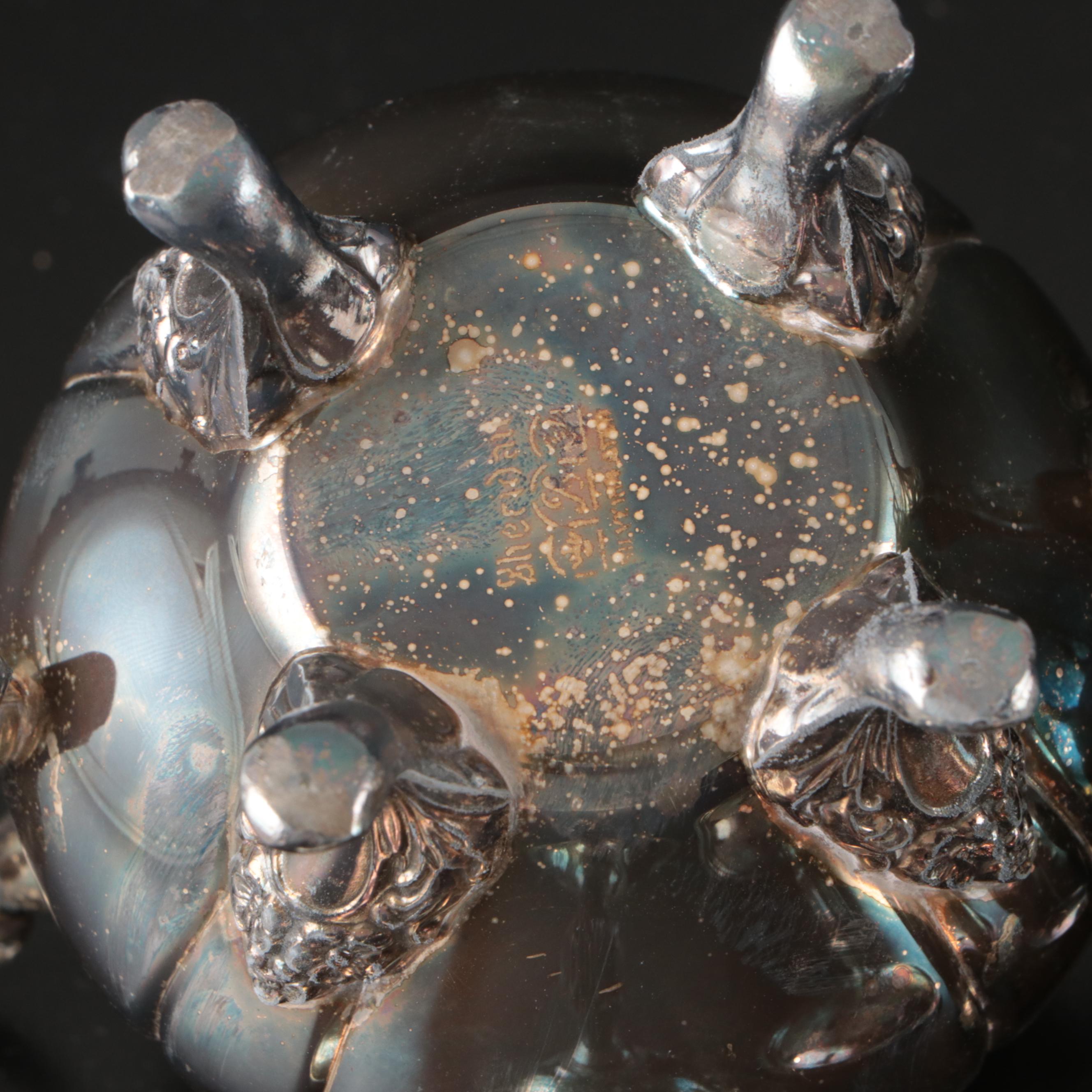 Sheridan Silver Plate Teapot, Creamer, and Sugar Bowl with Serving Tray