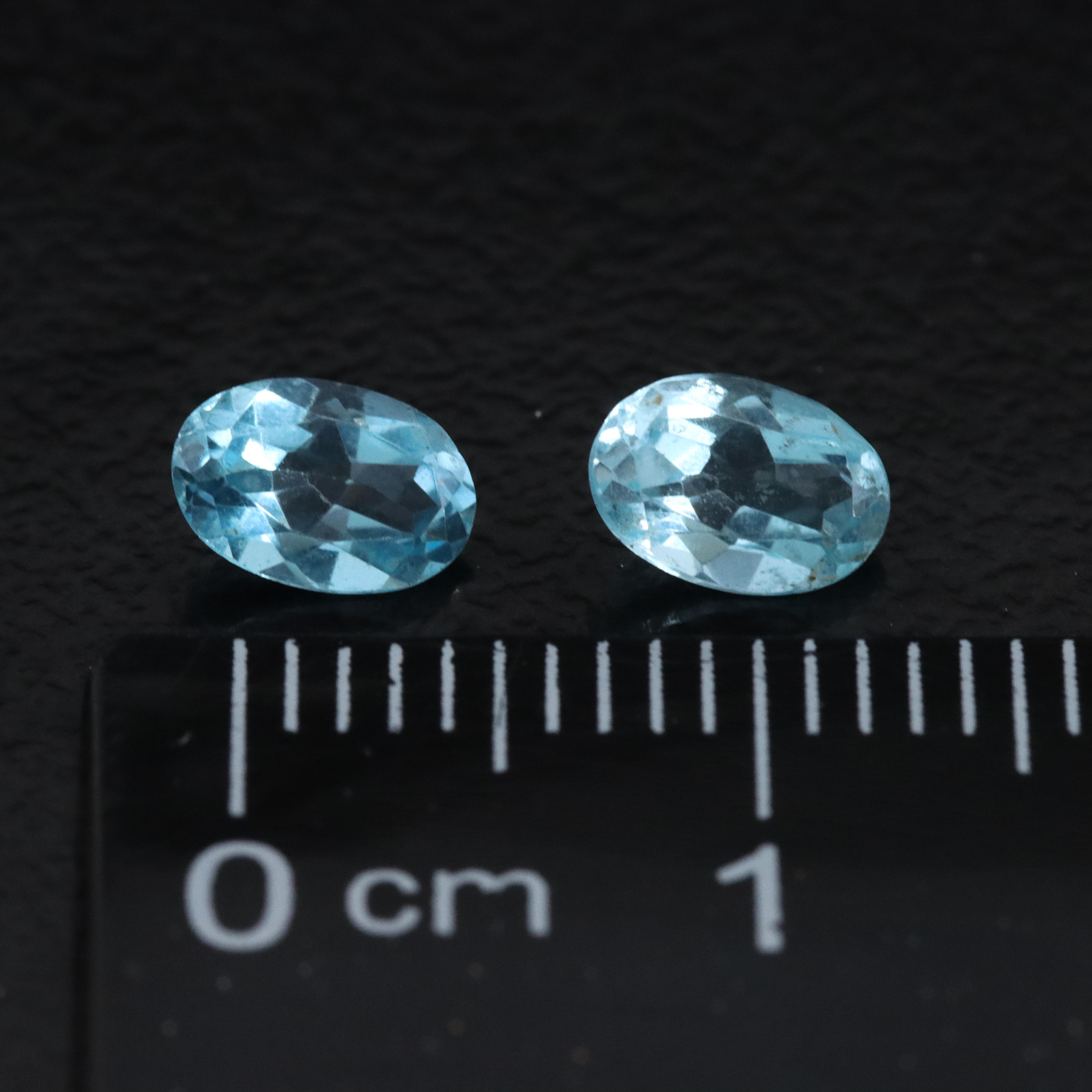 Loose 1.10 CTW Topaz Pair