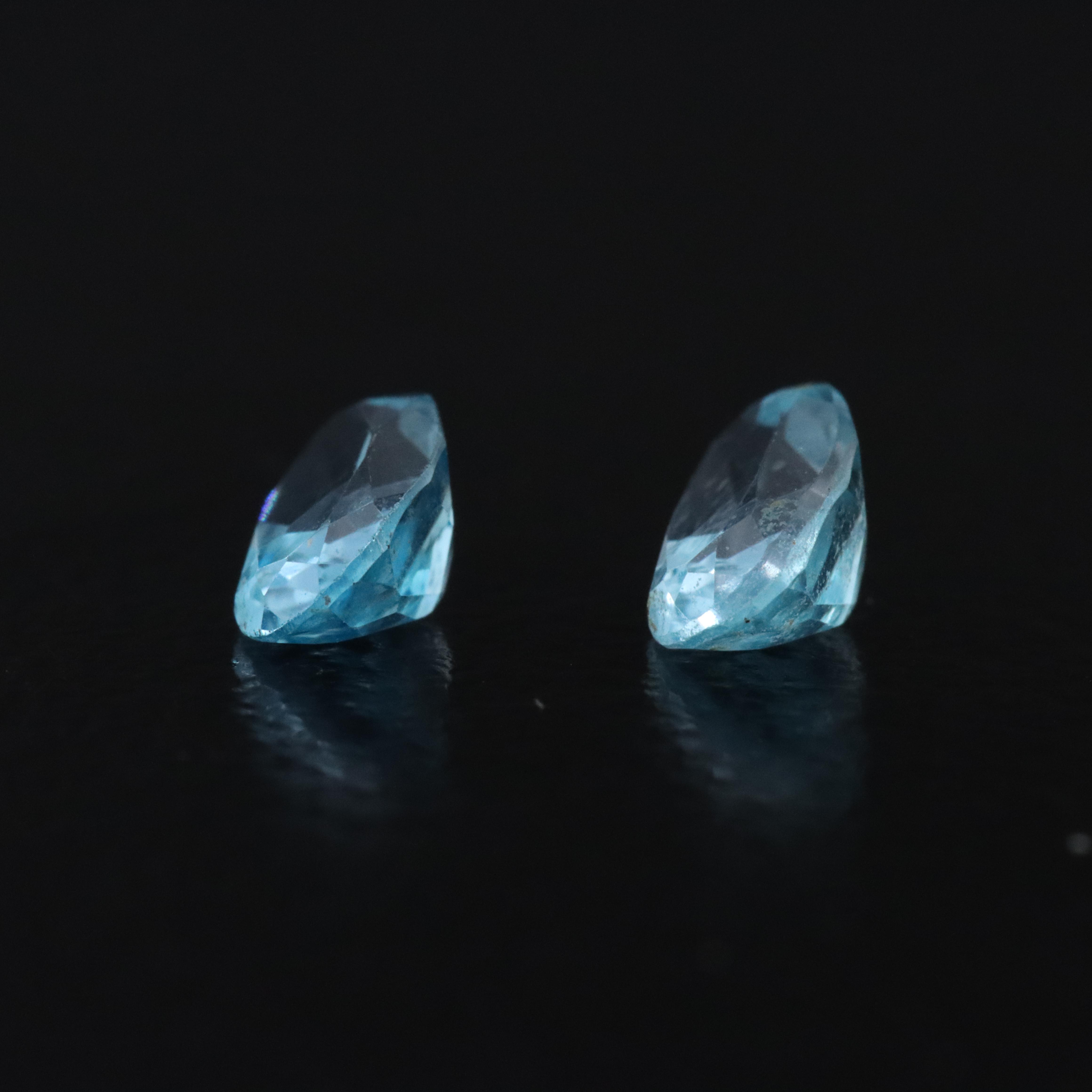 Loose 1.10 CTW Topaz Pair