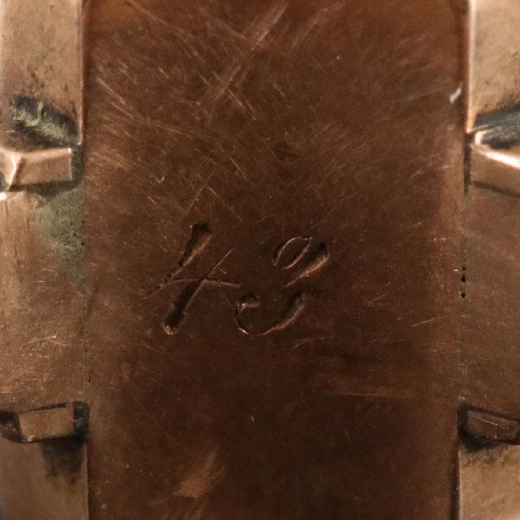 Victorian 10K Onyx Cameo Ring