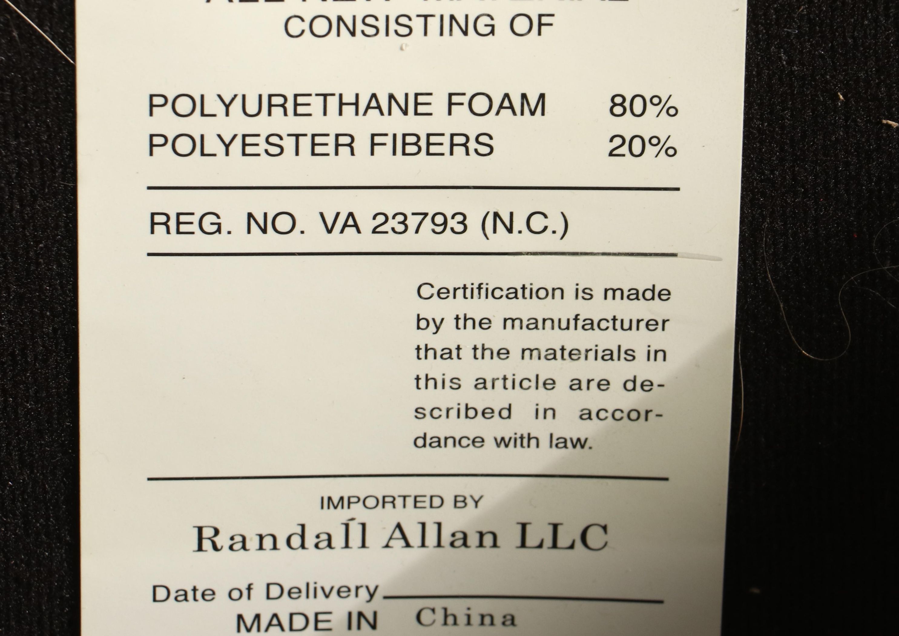 Randall Allan Chippendale Style Brown Leather Wingback Recliner