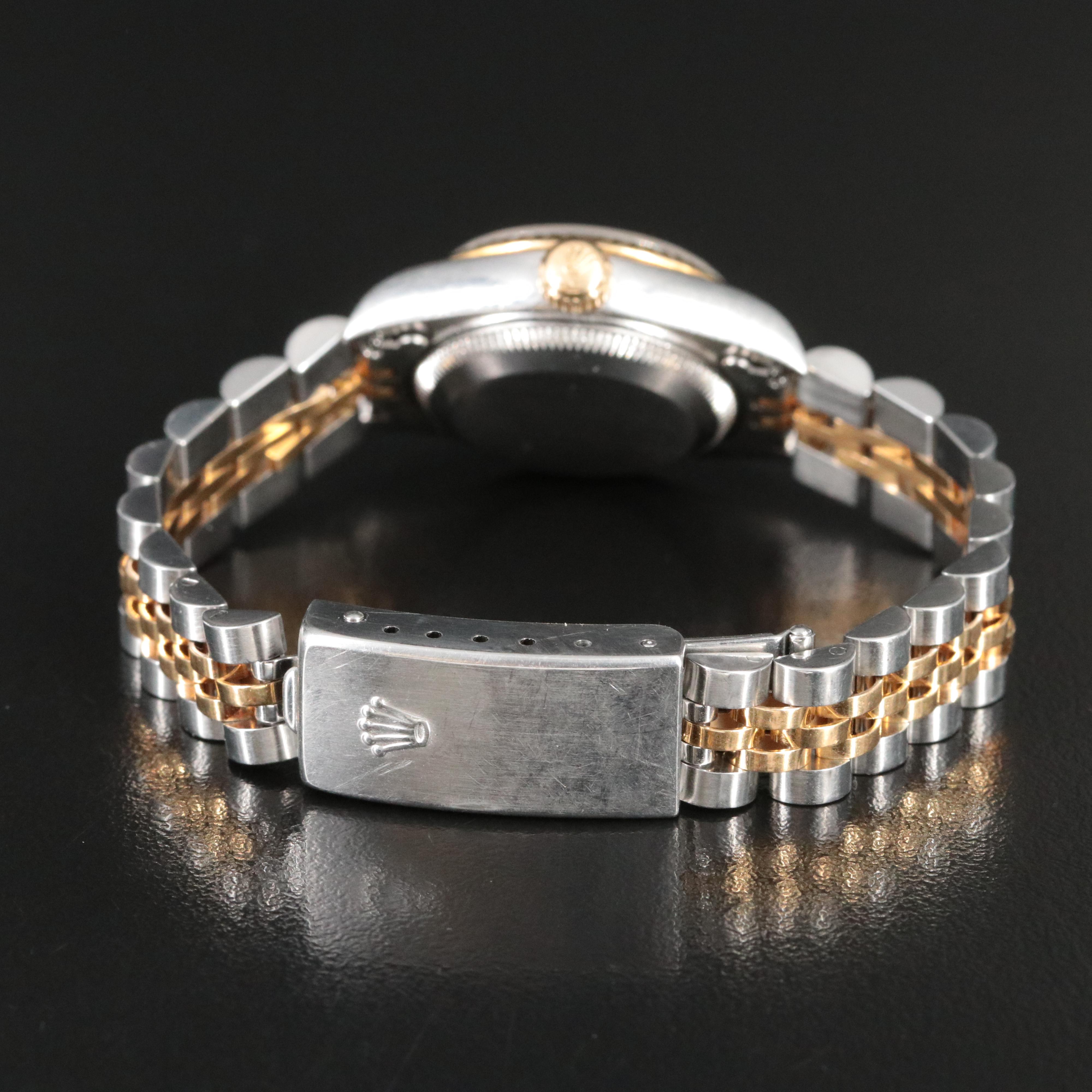 1997-1998 Rolex Factory Diamond Blue Dial Datejust Watch