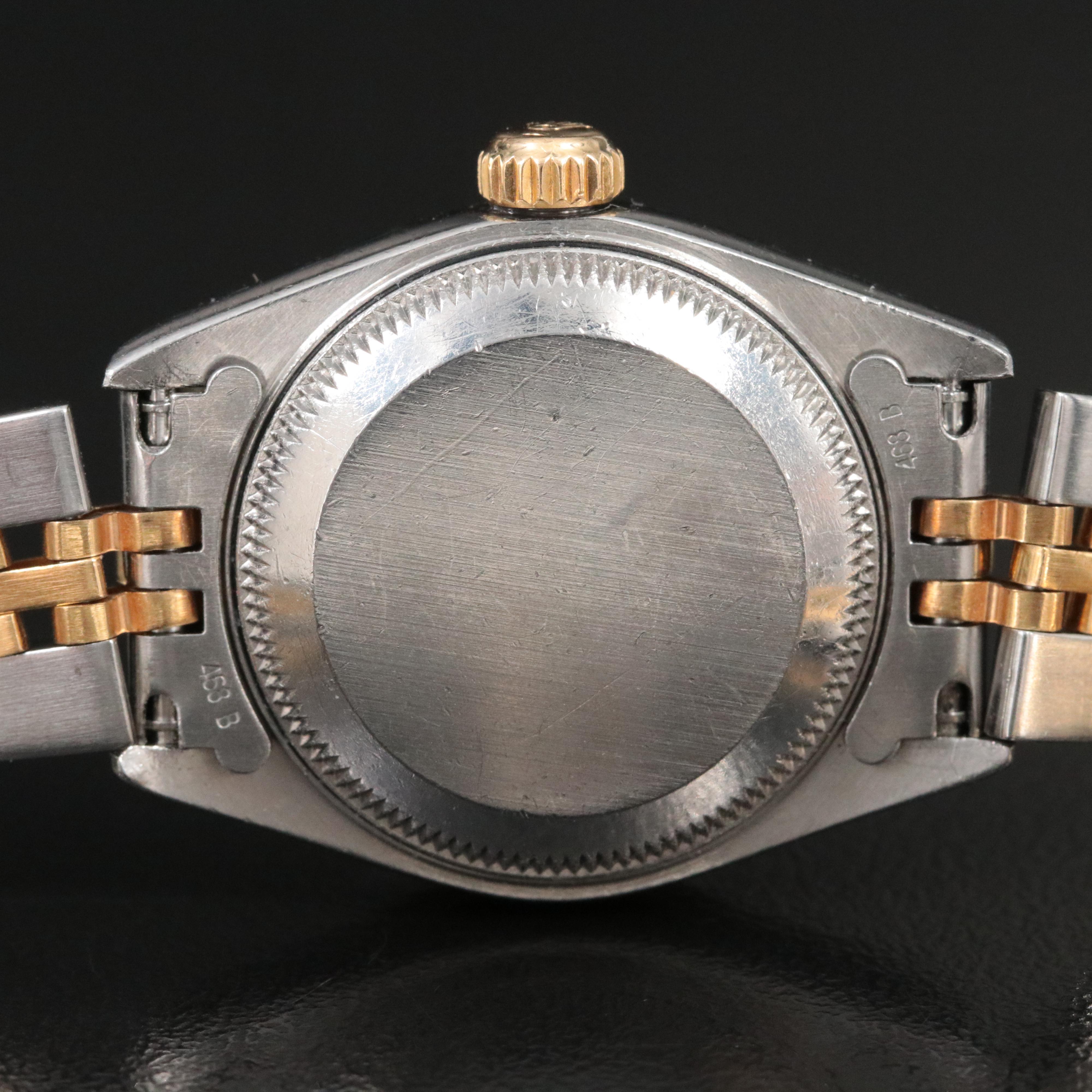 1997-1998 Rolex Factory Diamond Blue Dial Datejust Watch