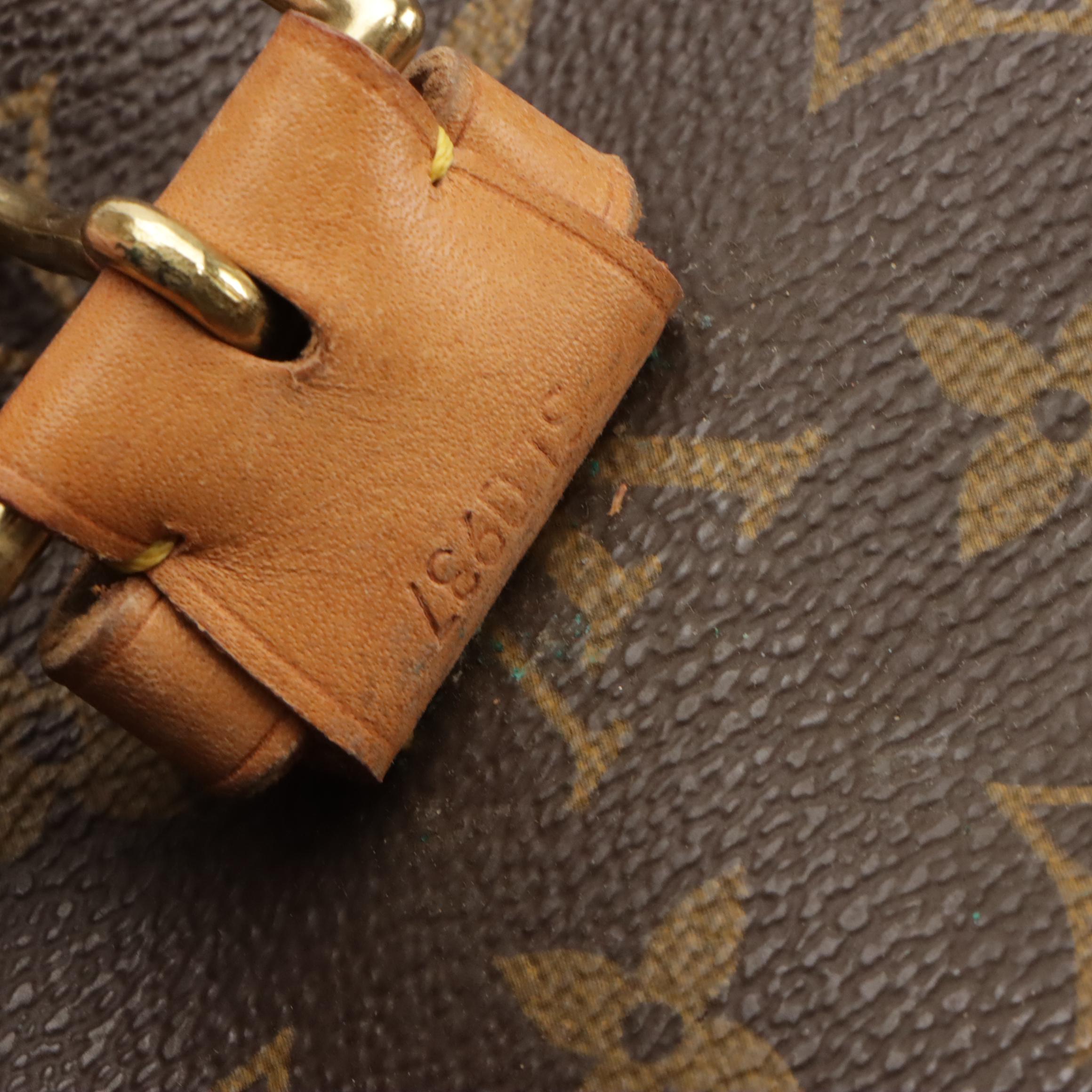 Louis Vuitton Bel Air Handbag in Monogram Canvas and Leather