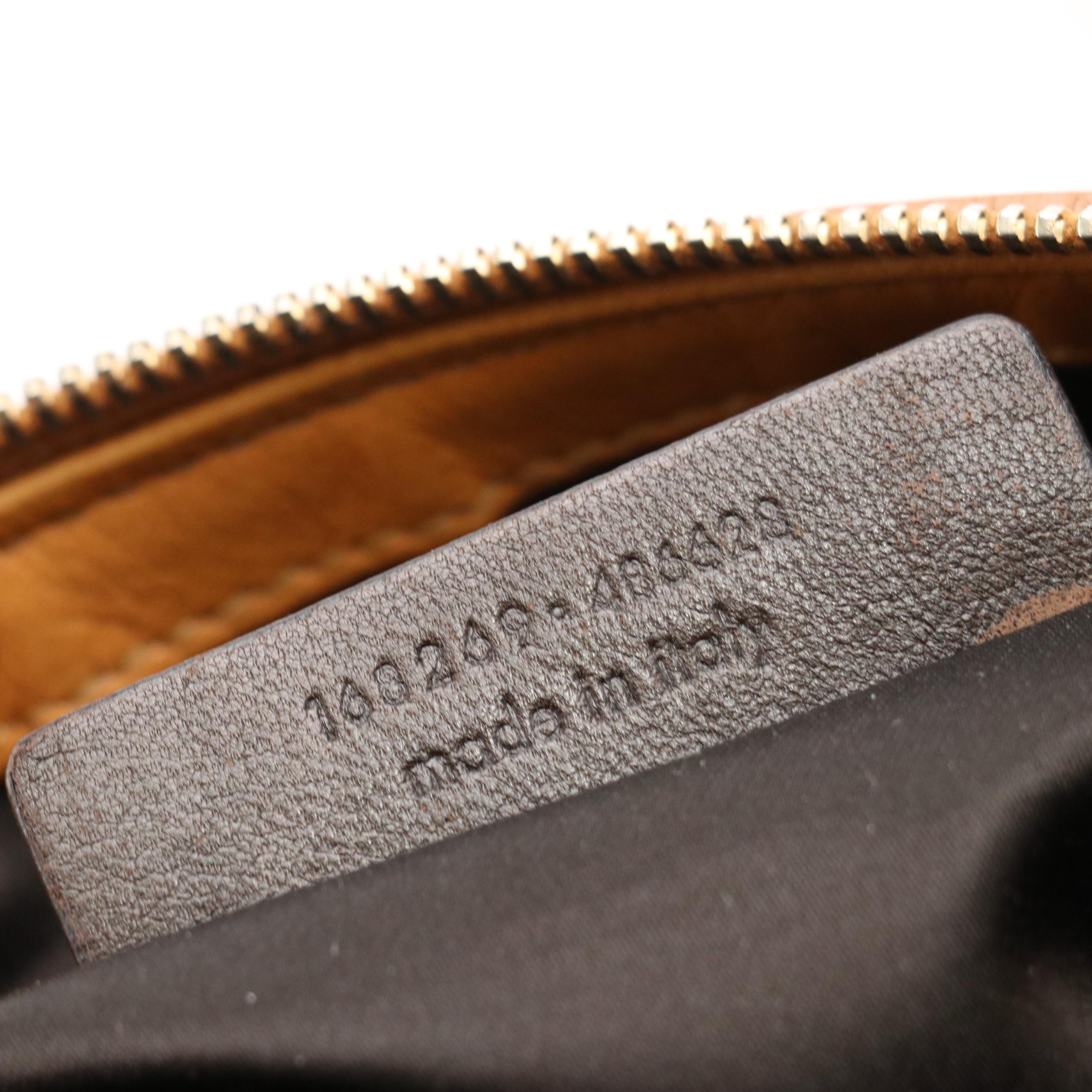 Yves Saint Laurent Muse Bowler Bag in Tan Leather