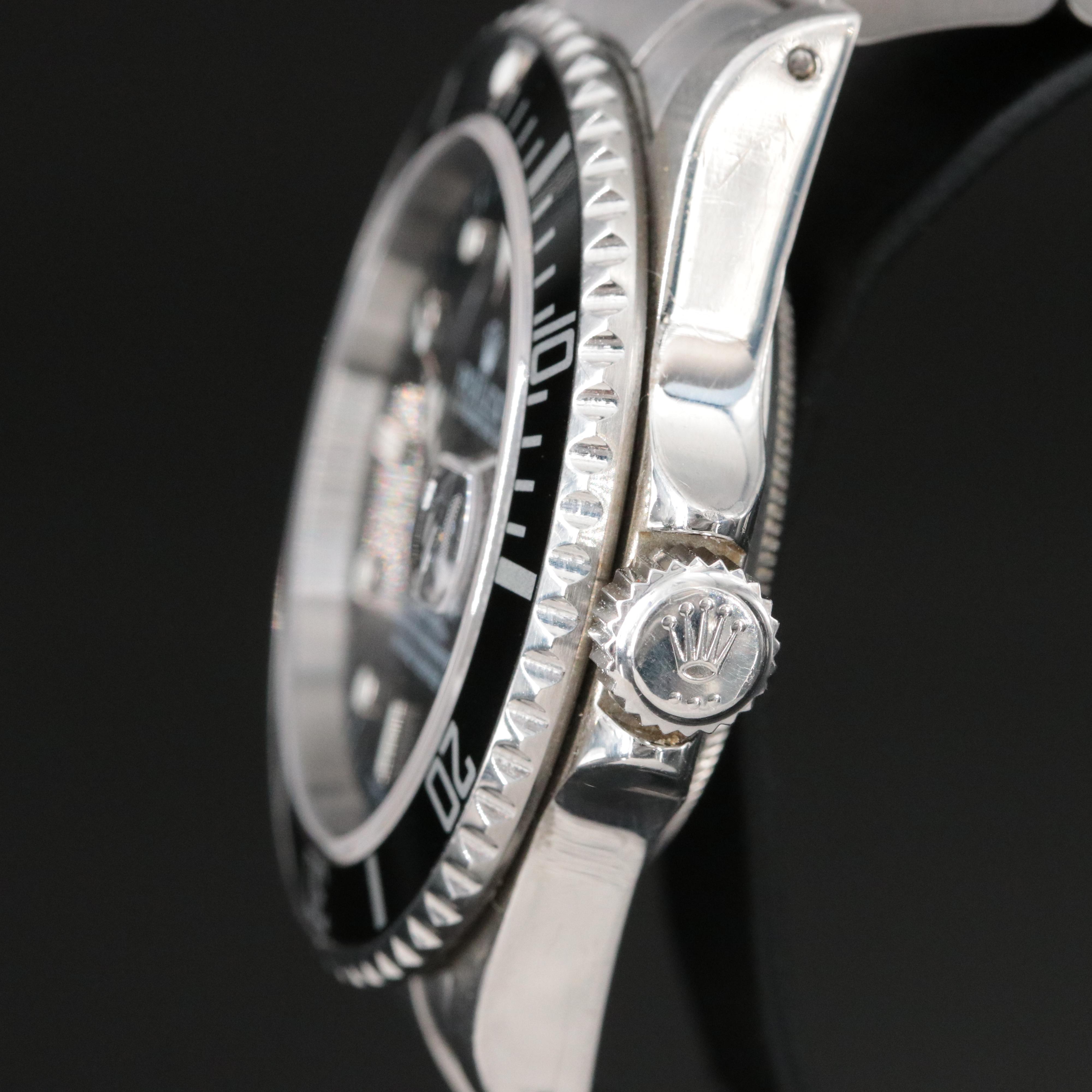 2001 Rolex Submariner Date Stainless Steel Watch