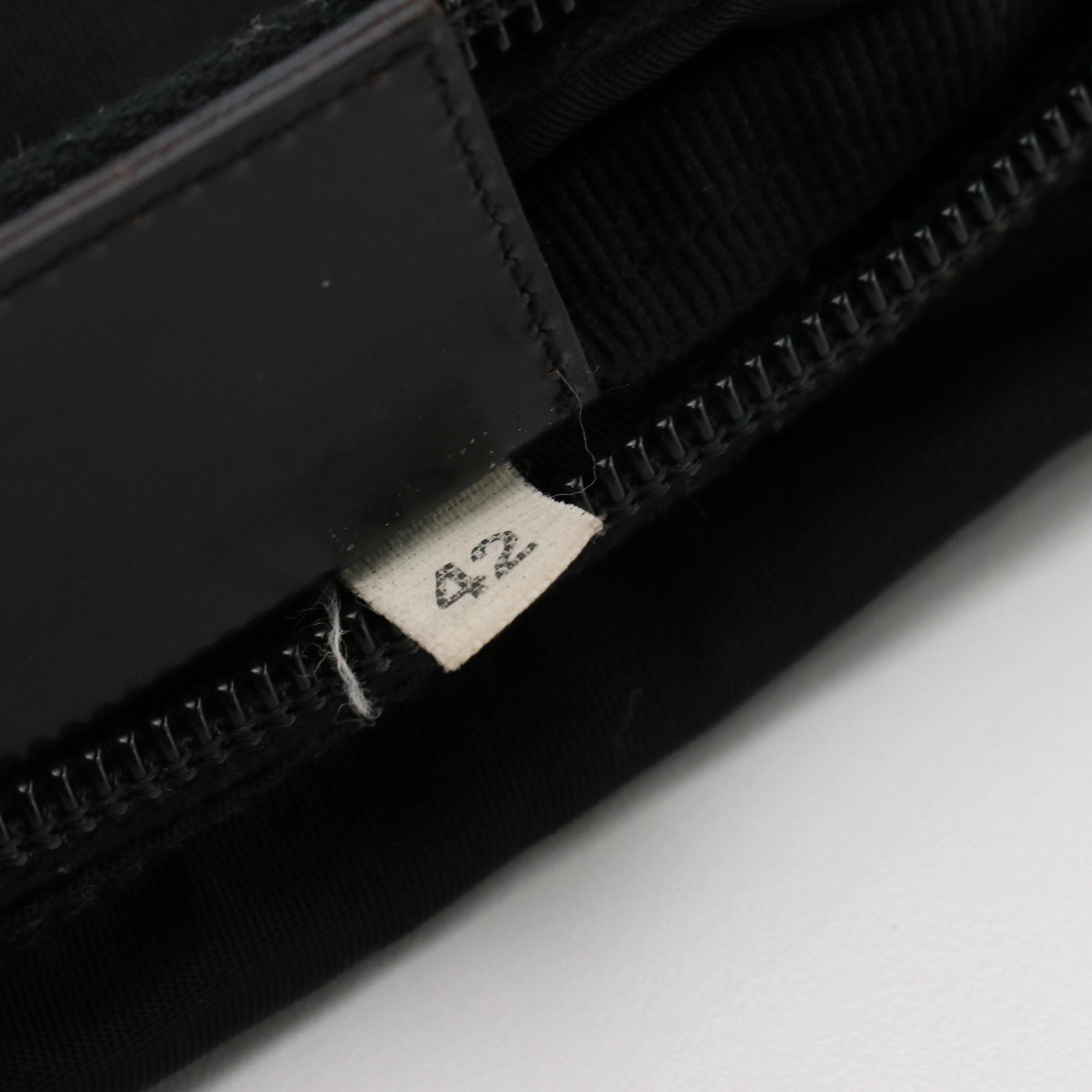 Prada Accessory Zip Pouch in Nylon with Leather Trim