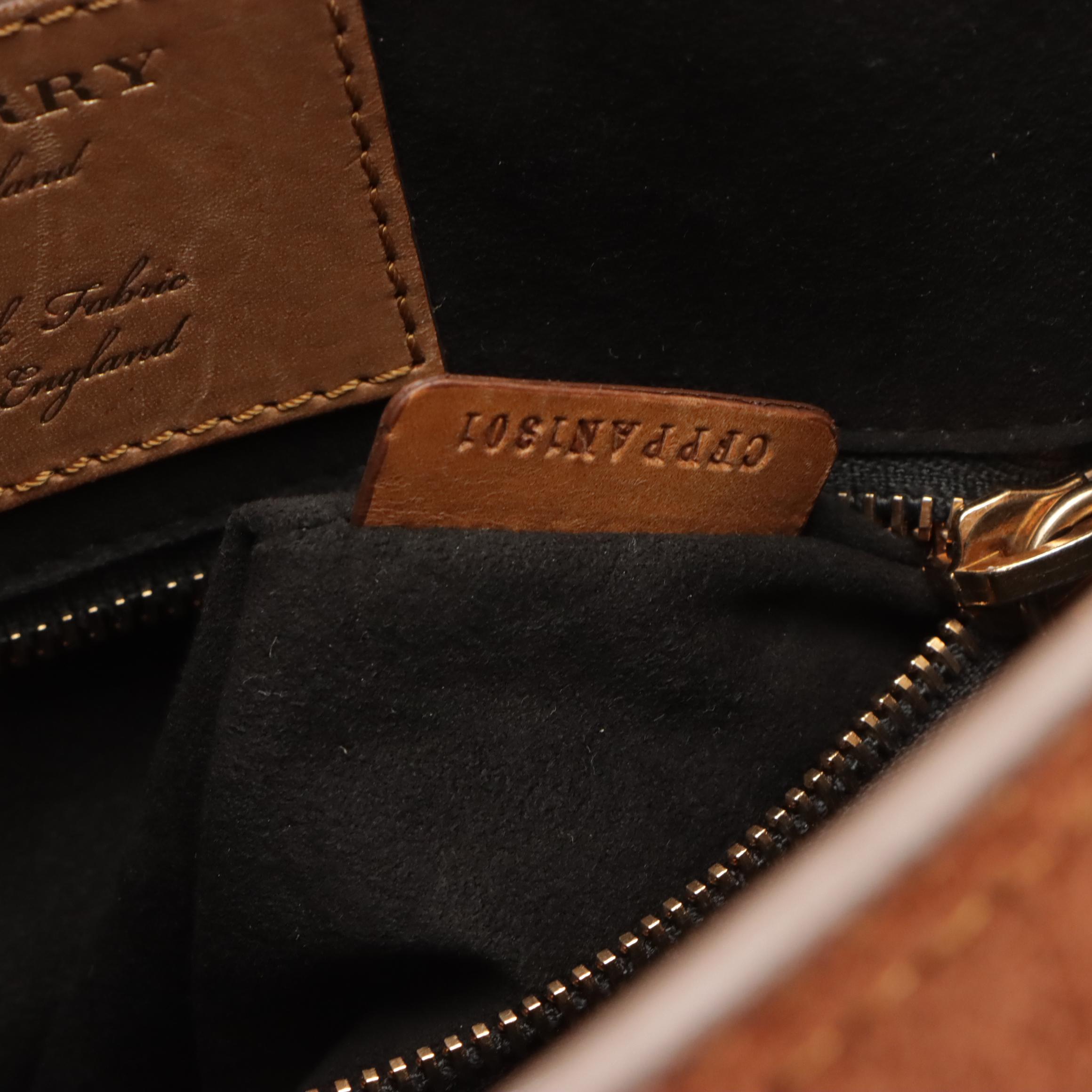 Burberry Saddle Crossbody Bag in Black Leather, Brown Suede & Check Canvas