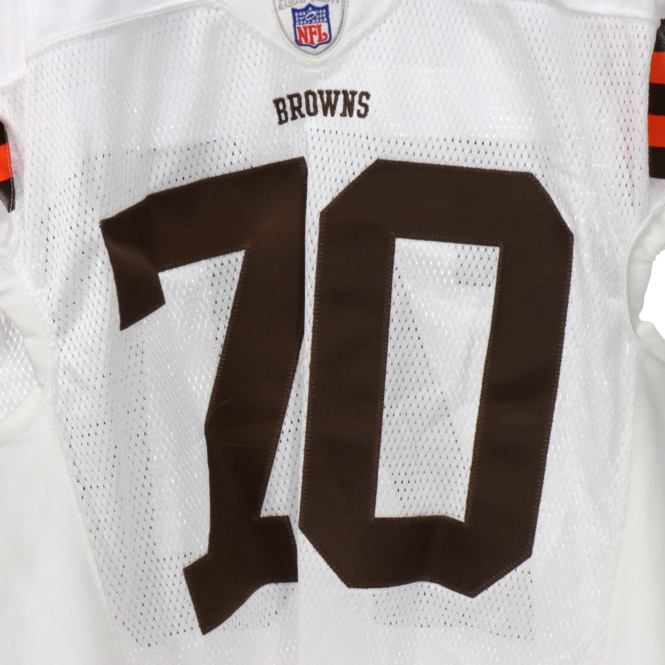 Lennie Friedman with Other Game Worn and Player Issued Cleveland Browns Jerseys